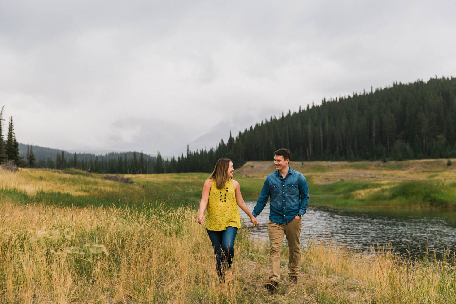 Camping on Vacation Engagement Photographer Jennie Guenard Photography