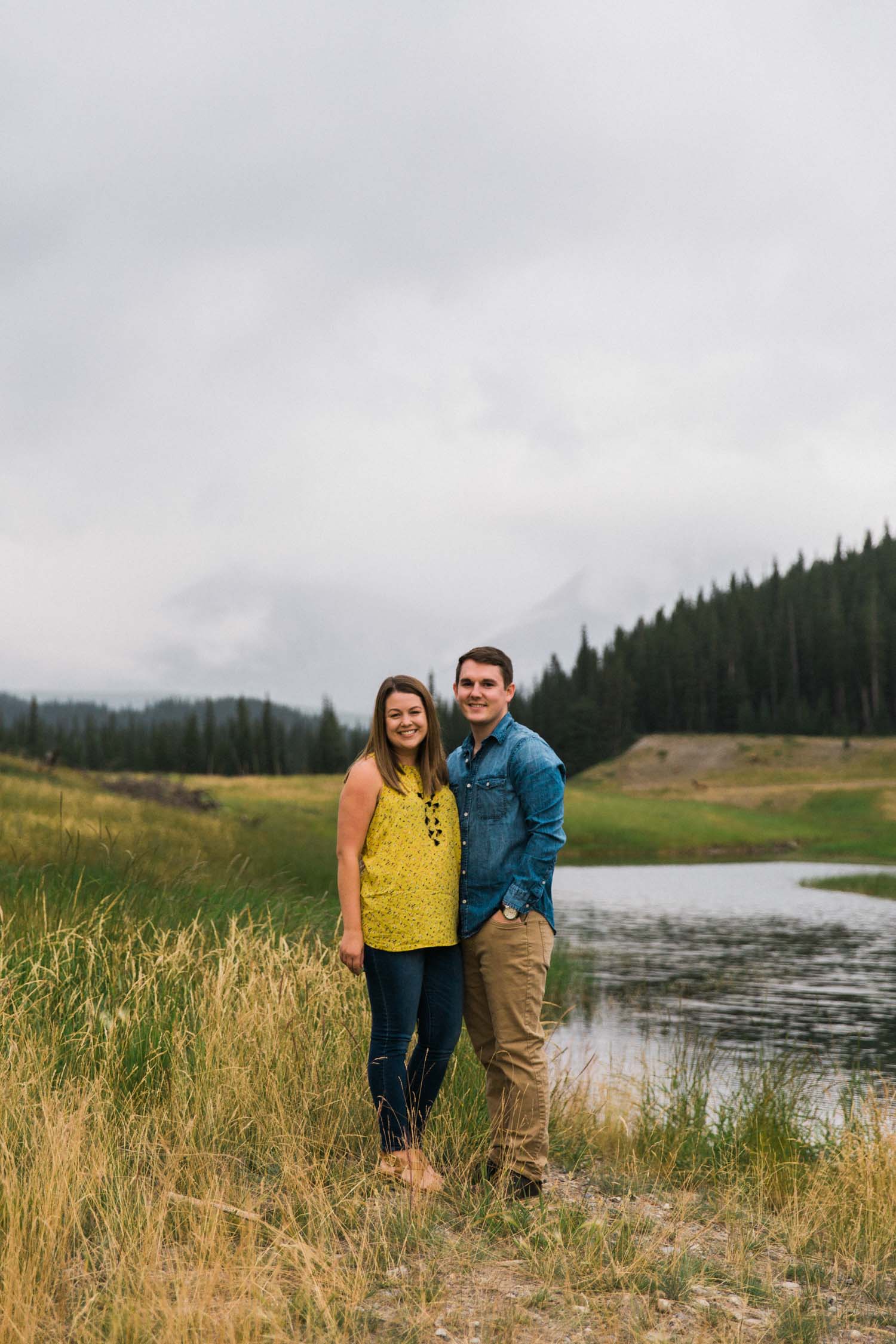 Camping on Vacation Engagement Photographer Jennie Guenard Photography