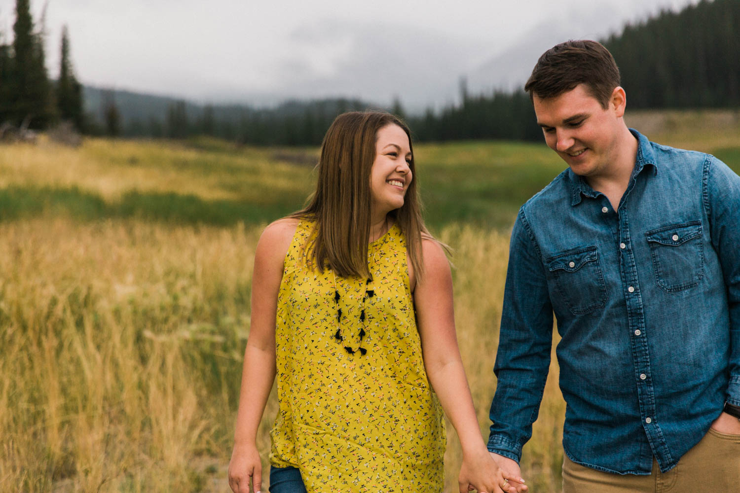 Camping on Vacation Engagement Photographer Jennie Guenard Photography