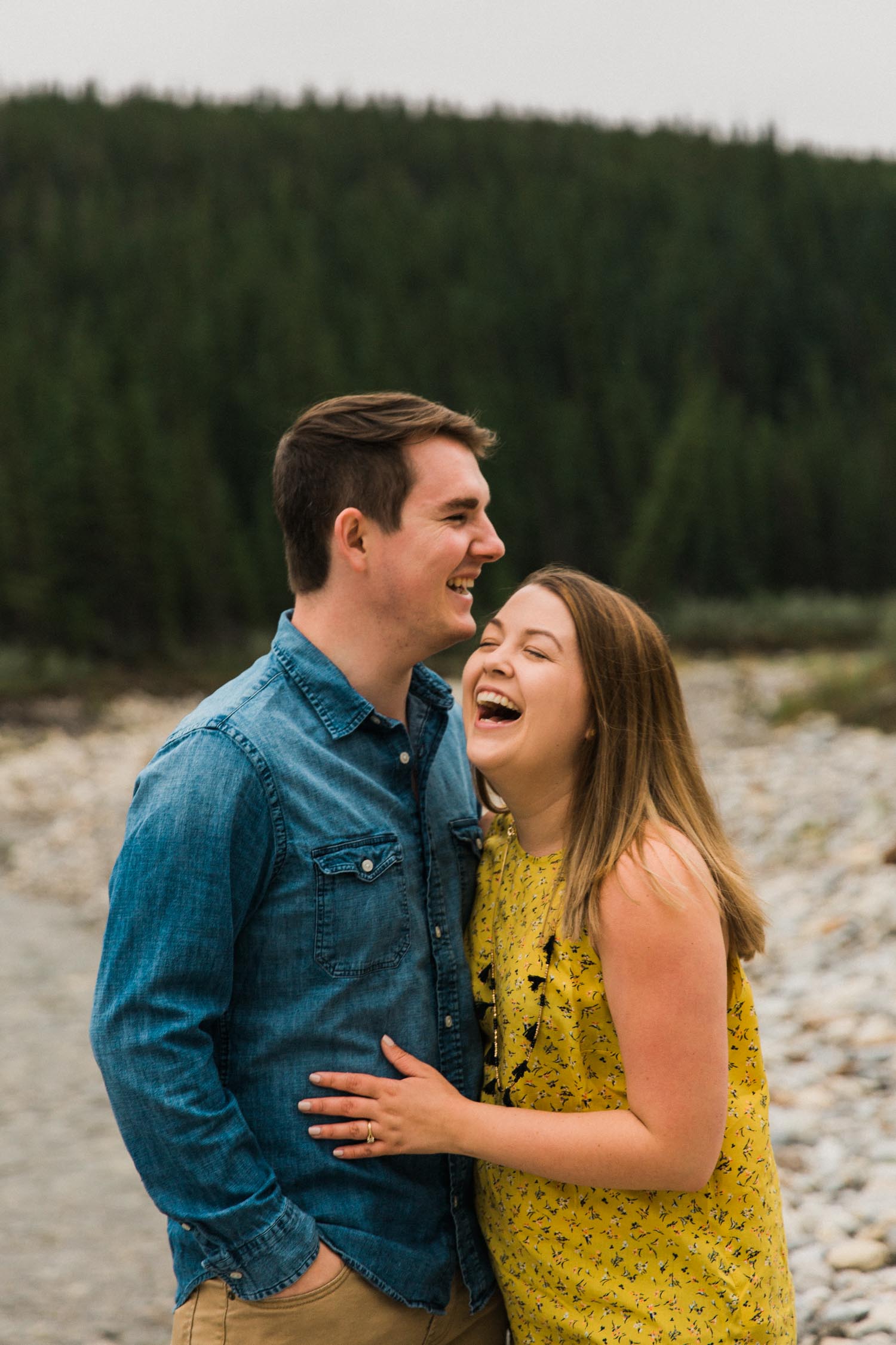 Camping on Vacation Engagement Photographer Jennie Guenard Photography