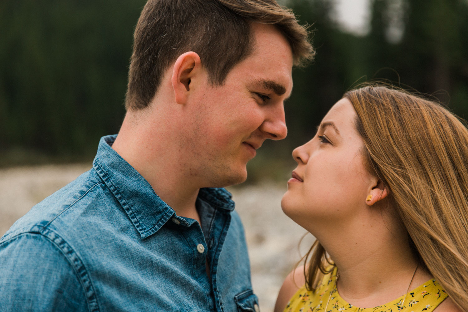 Camping on Vacation Engagement Photographer Jennie Guenard Photography
