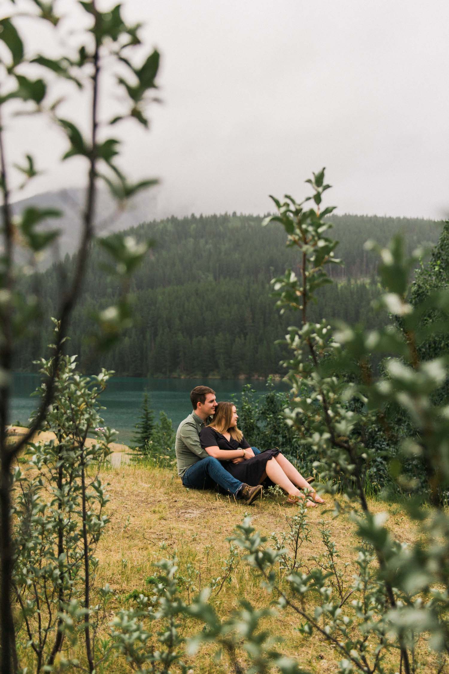 Camping on Vacation Engagement Photographer Jennie Guenard Photography