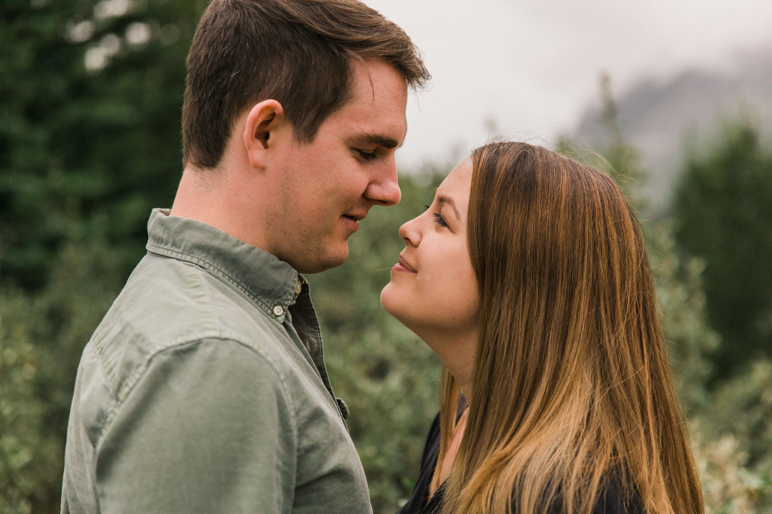 Camping on Vacation Engagement Photographer Jennie Guenard Photography