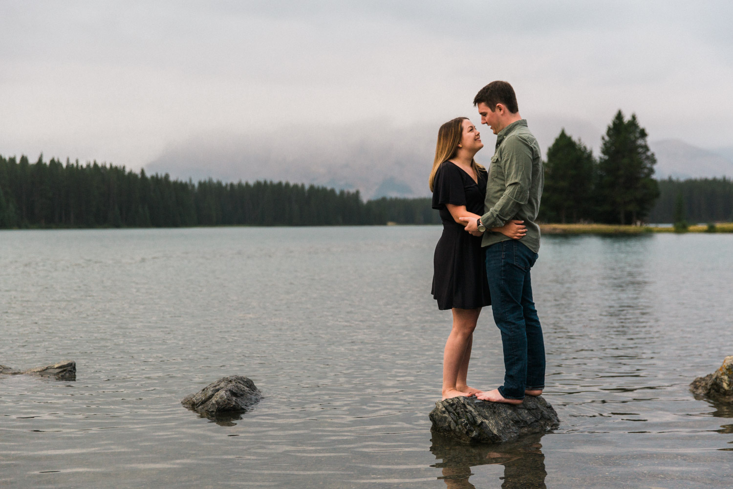 Camping on Vacation Engagement Photographer Jennie Guenard Photography