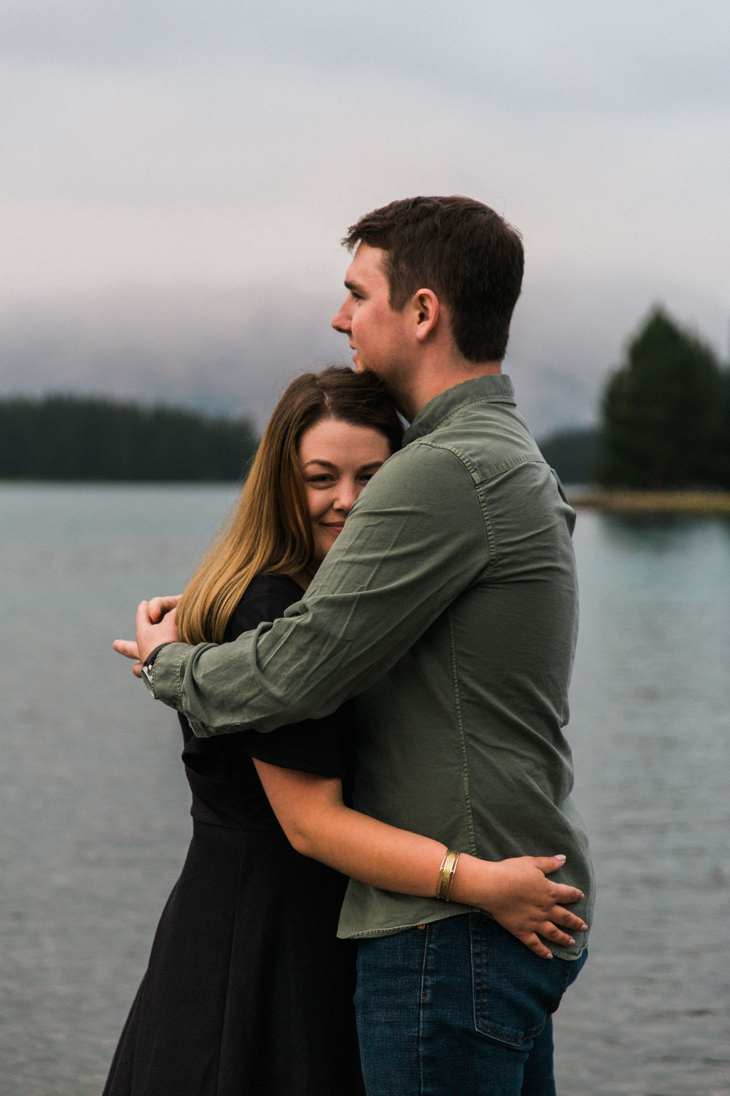 Camping on Vacation Engagement Photographer Jennie Guenard Photography