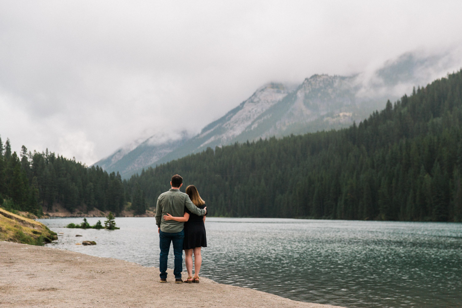 Camping on Vacation Engagement Photographer Jennie Guenard Photography