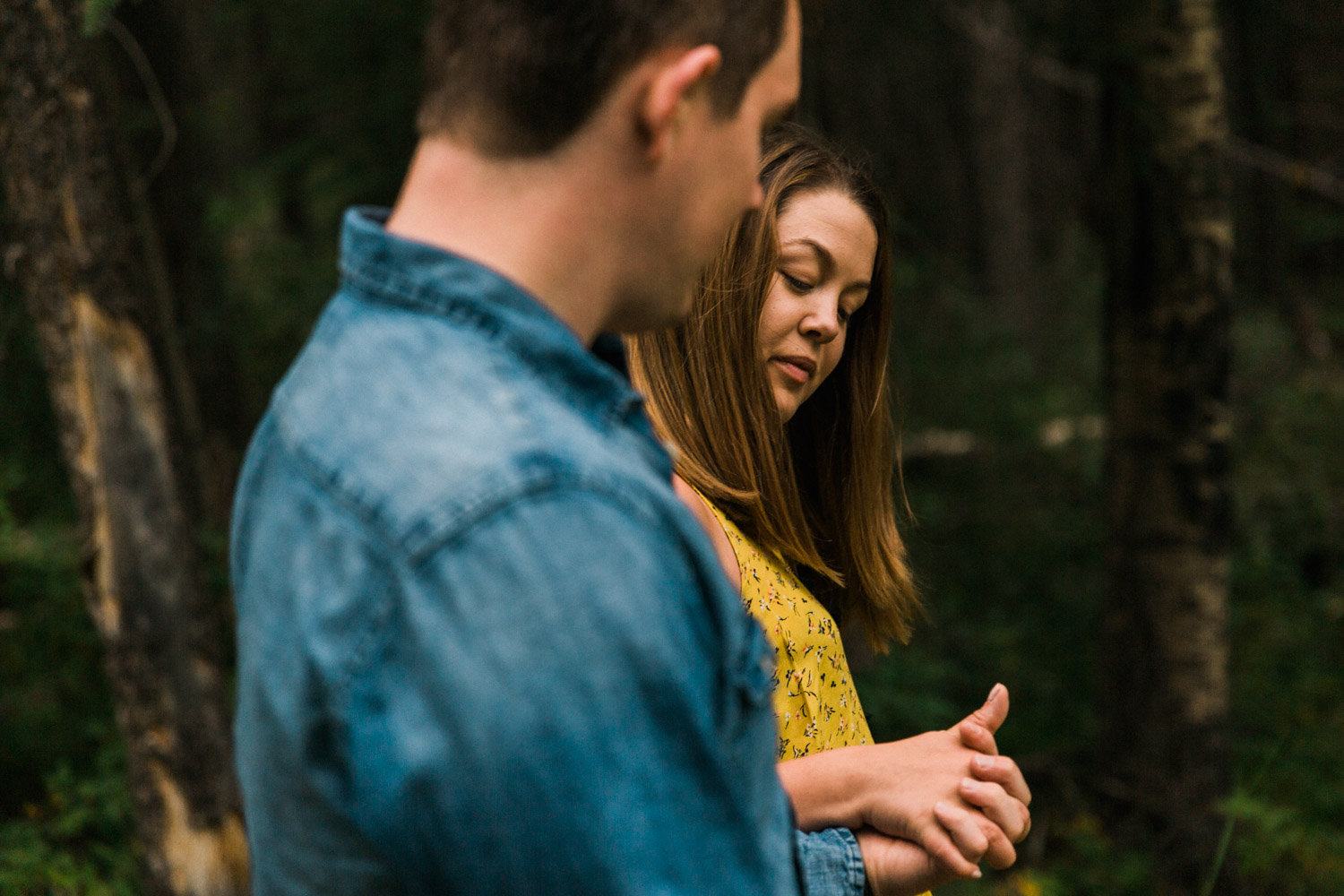 Camping on Vacation Engagement Photographer Jennie Guenard Photography