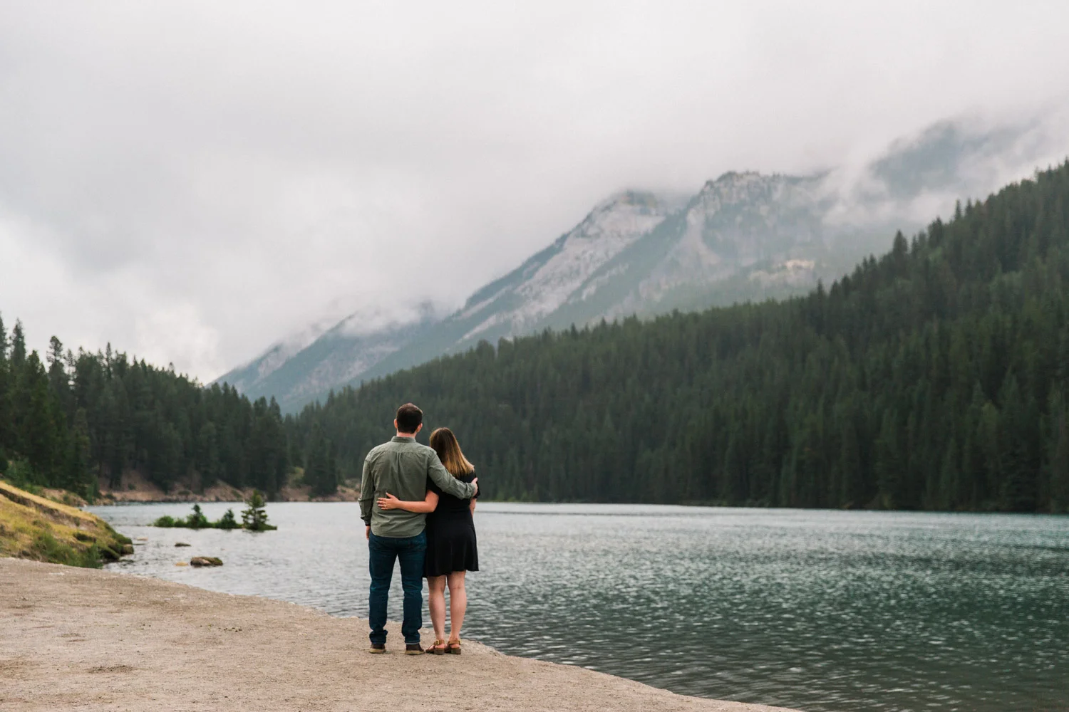 Camping Vacation Meets Engagement Shoot