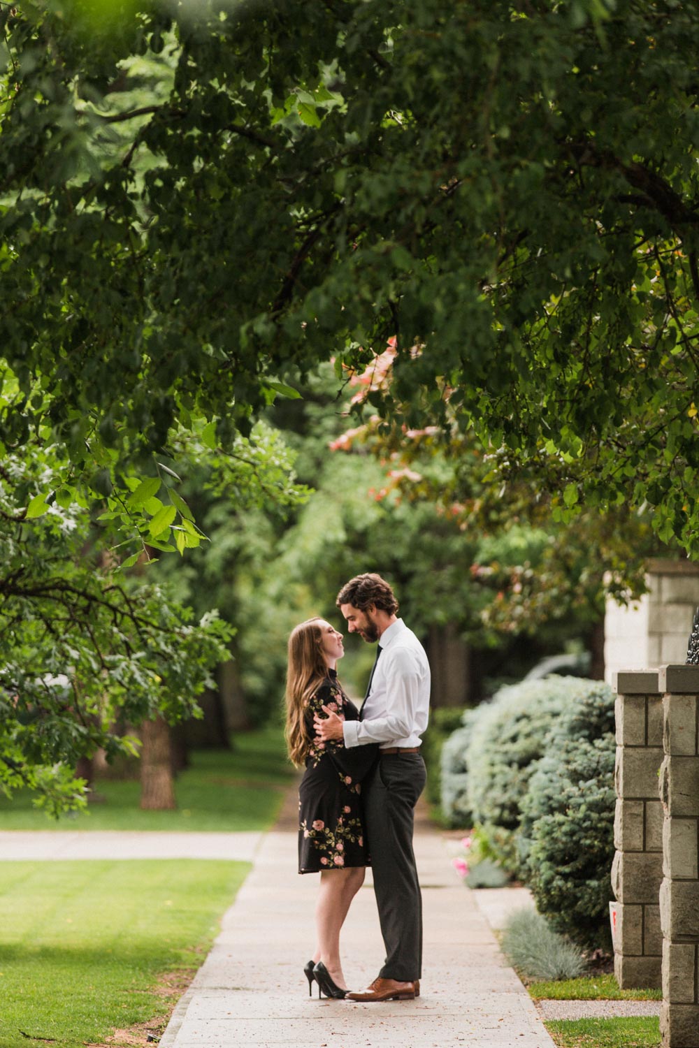 Downtown Calgary Engagement Shoot Elbow Photographer Jennie Guenard Photography