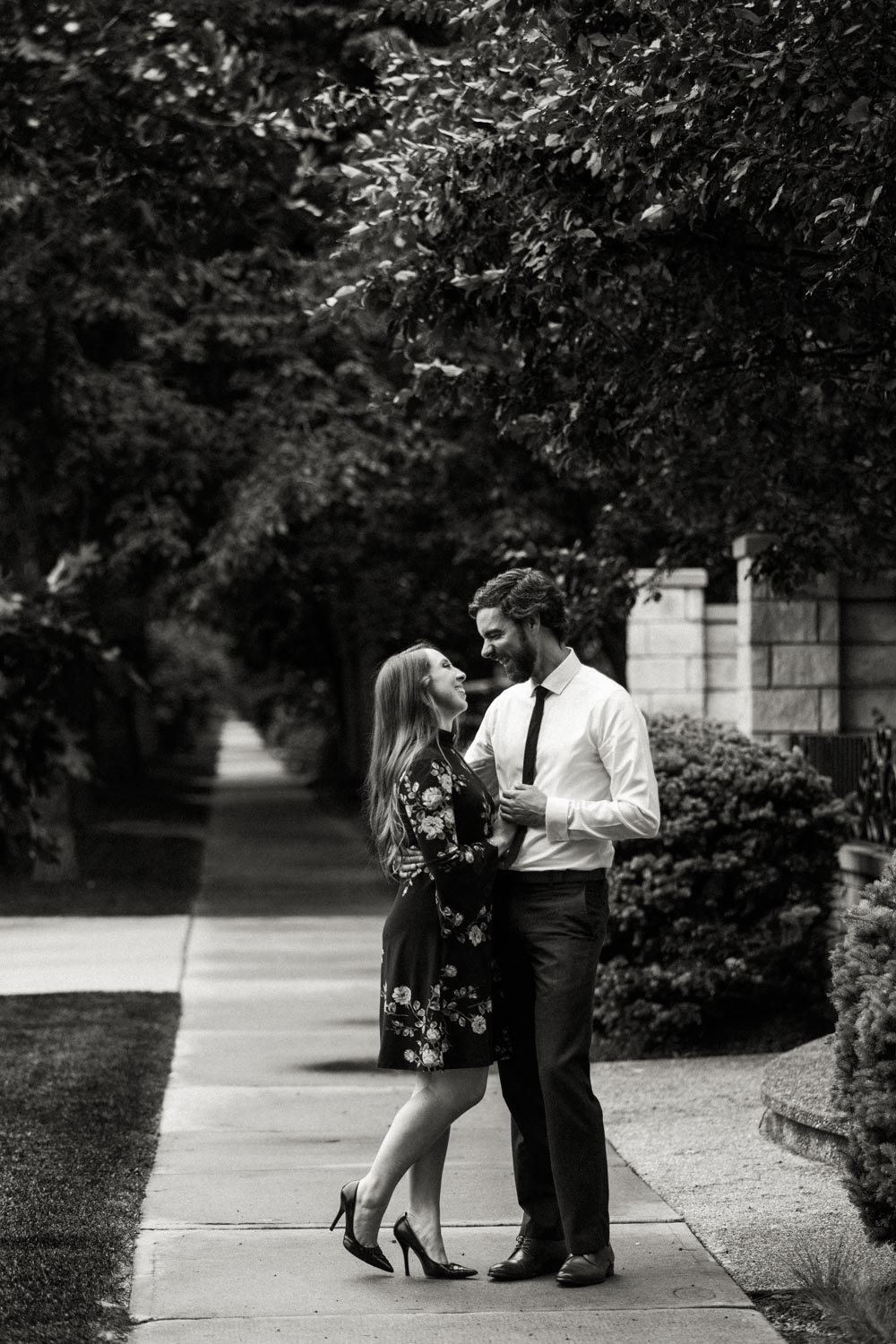 Downtown Calgary Engagement Shoot Elbow Photographer Jennie Guenard Photography