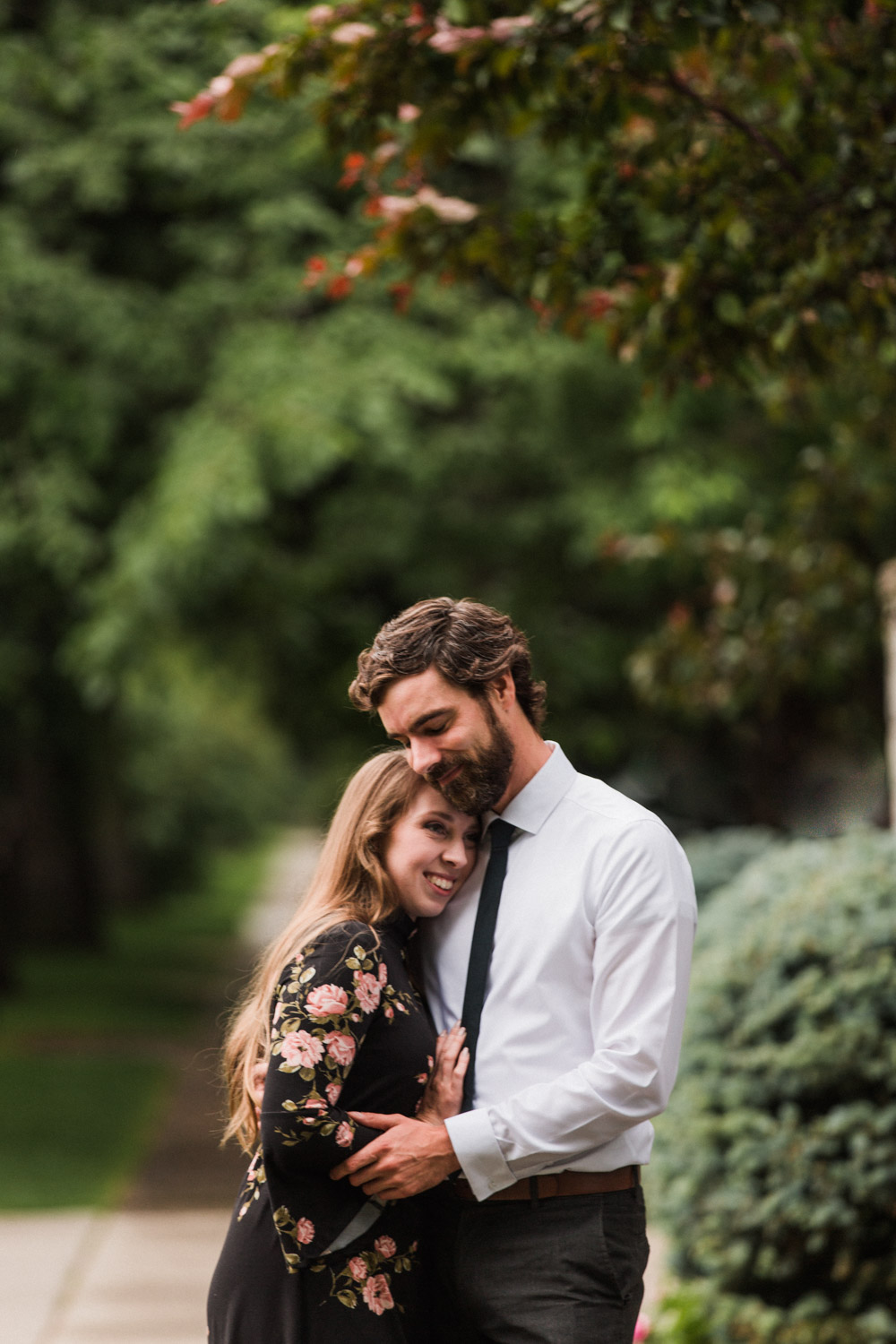 Downtown Calgary Engagement Shoot Elbow Photographer Jennie Guenard Photography