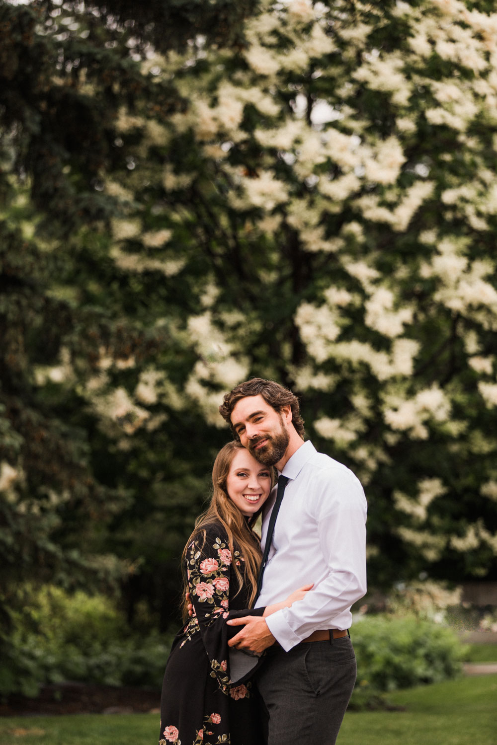 Downtown Calgary Engagement Shoot Elbow Photographer Jennie Guenard Photography