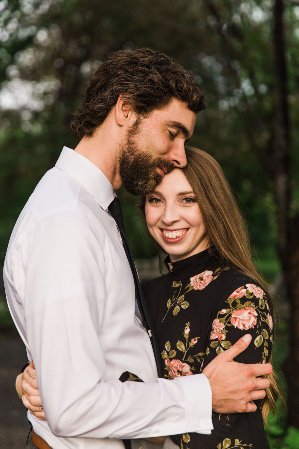 Downtown Calgary Engagement Shoot Elbow Photographer Jennie Guenard Photography