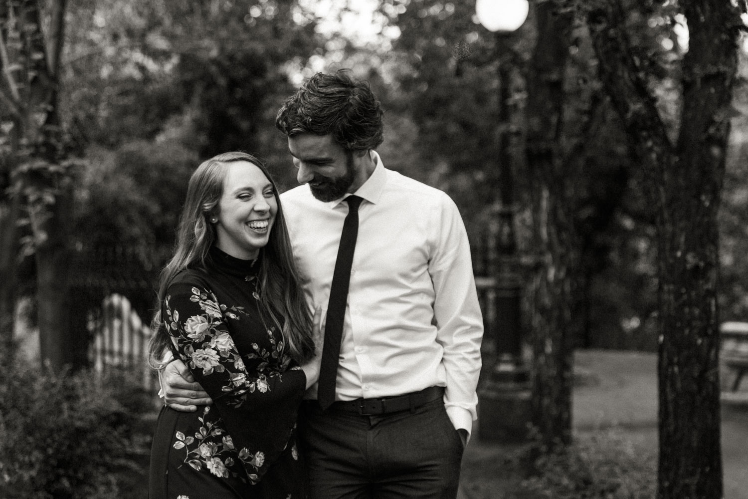 Downtown Calgary Engagement Shoot Elbow Photographer Jennie Guenard Photography