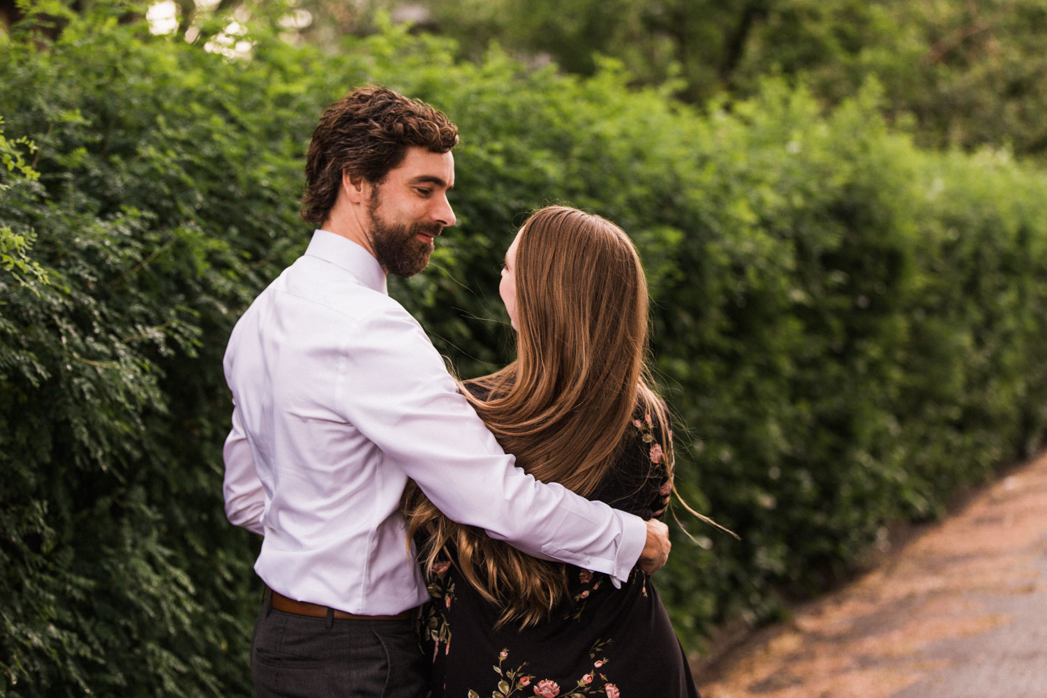 Downtown Calgary Engagement Shoot Elbow Photographer Jennie Guenard Photography