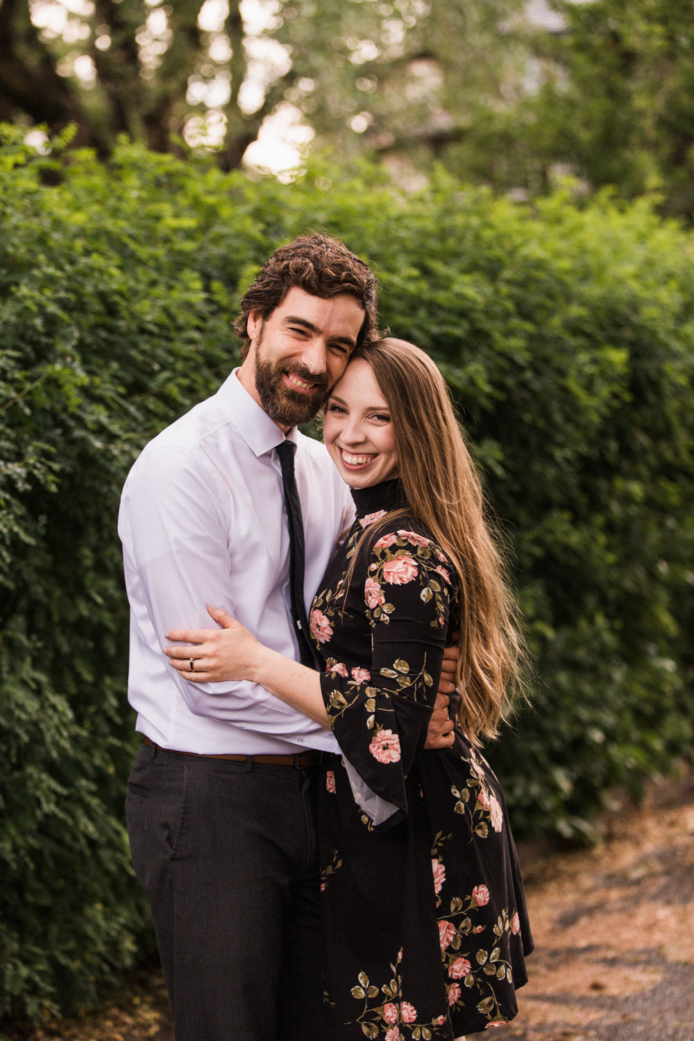 Downtown Calgary Engagement Shoot Elbow Photographer Jennie Guenard Photography