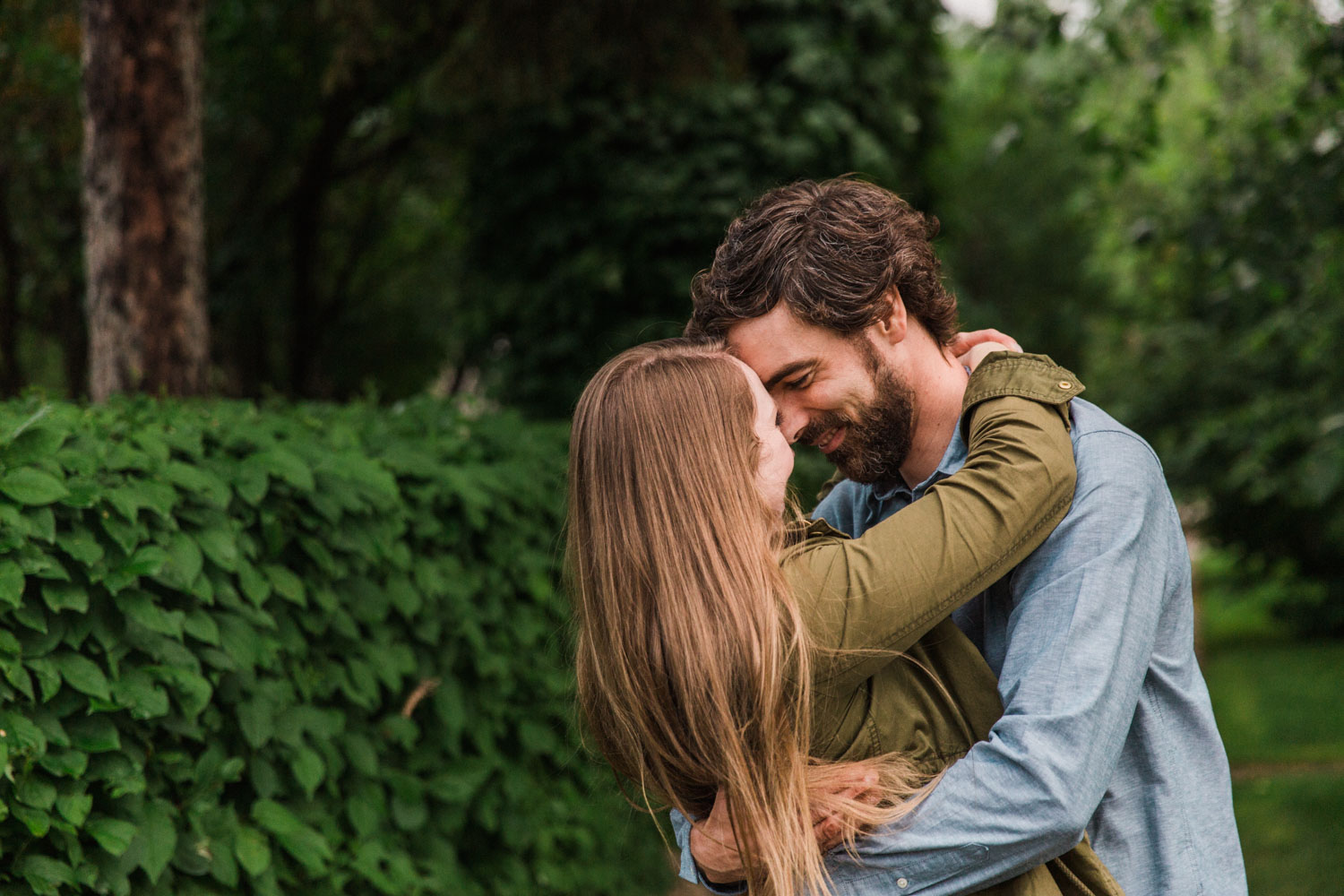 Downtown Calgary Engagement Shoot Elbow Photographer Jennie Guenard Photography