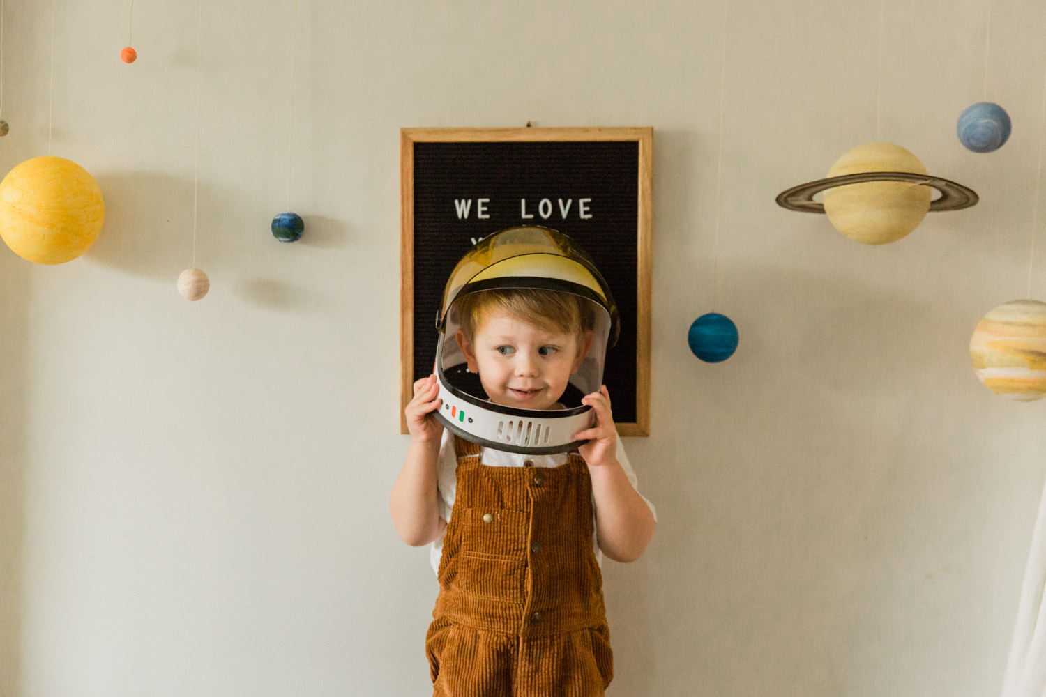 Kids Astronaut Space Party Ideas Third Birthday Calgary Photographer Jennie Guenard Photography