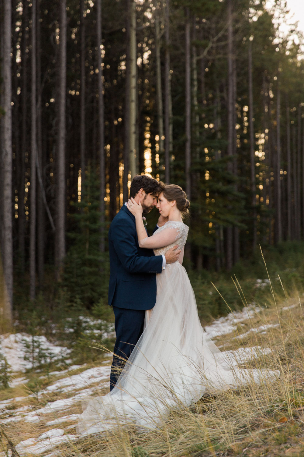 Banff Canmore Calgary Autumn Mountain Wedding Photographer Jennie Guenard Photography