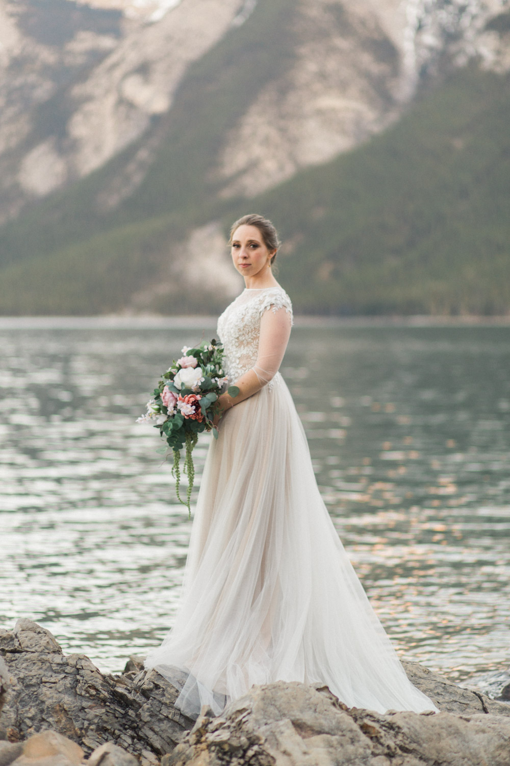 Banff Canmore Calgary Autumn Mountain Wedding Photographer Jennie Guenard Photography