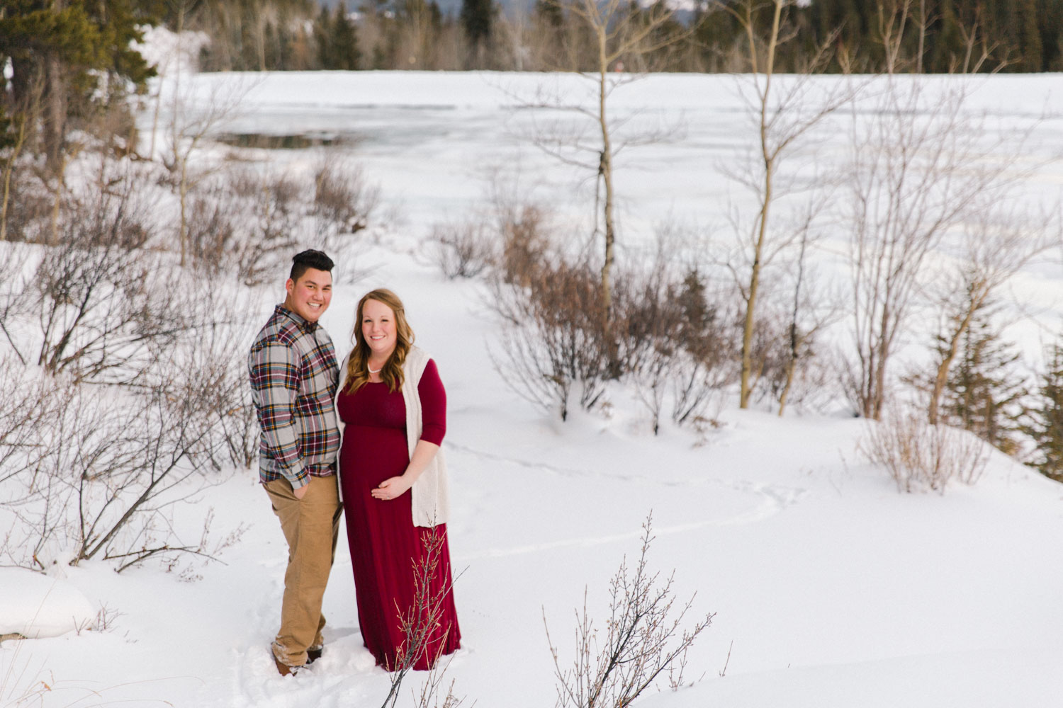 Canmore Mountain Maternity Shoot Calgary Photographer Jennie Guenard Photography