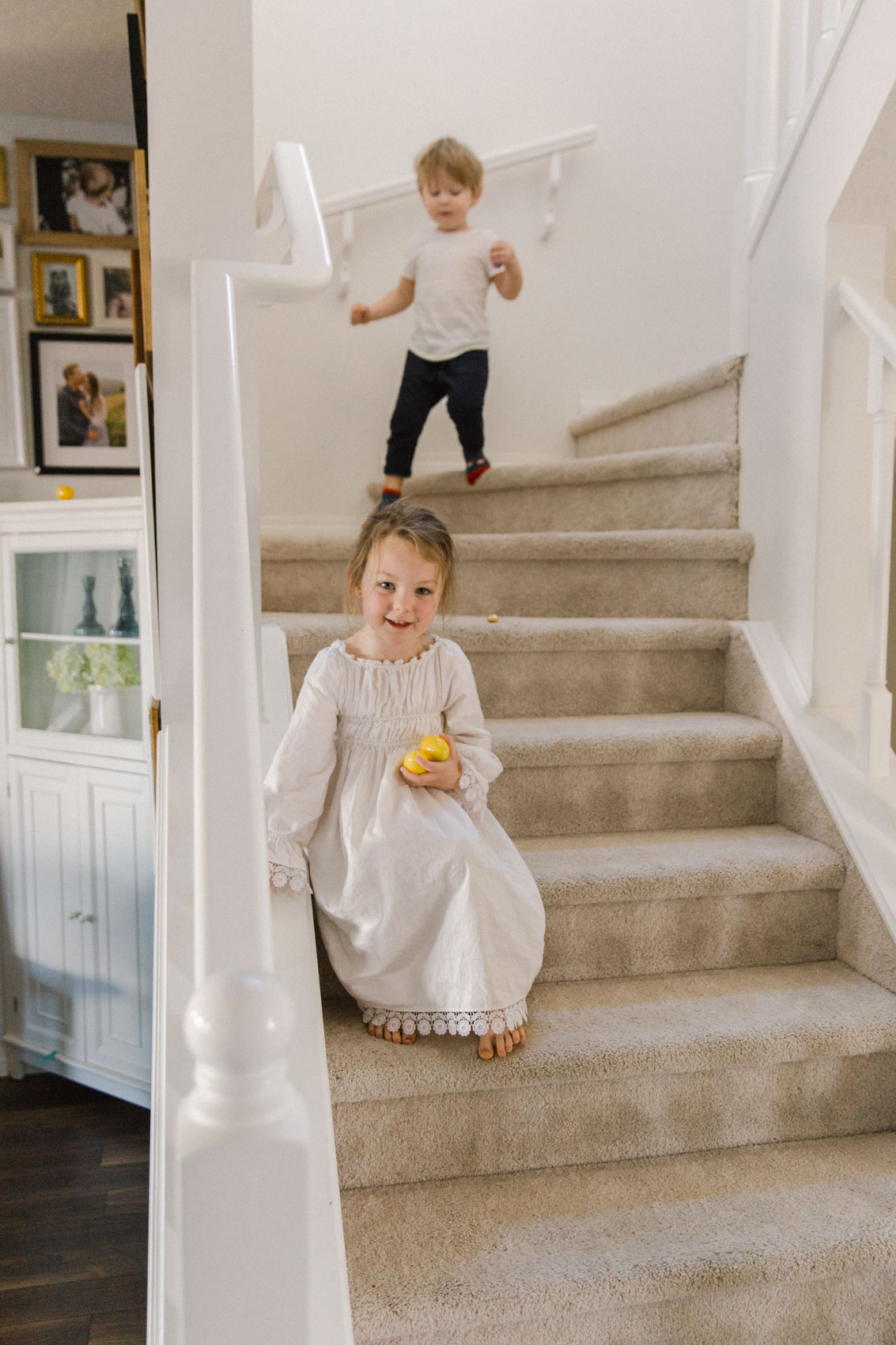 Outdoor Easter ideas in Calgary, egg hunt and picnic family photographer Jennie Guenard Photography