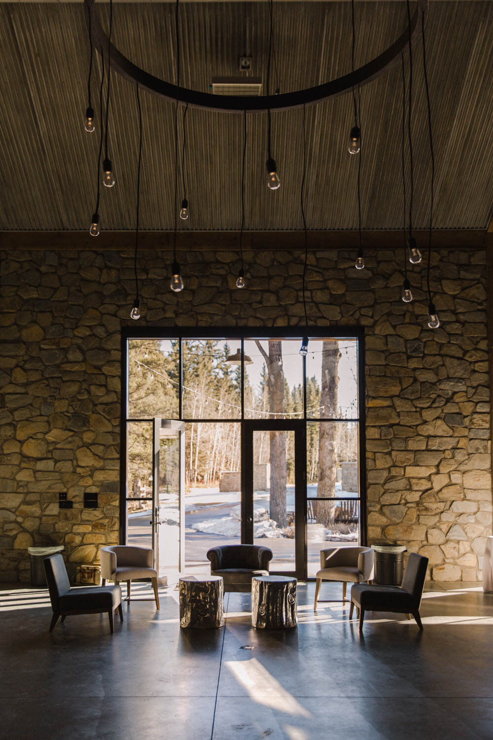 Priddis Alberta Winter Wedding burgundy cream silver inspiration Jennie Guenard Photography