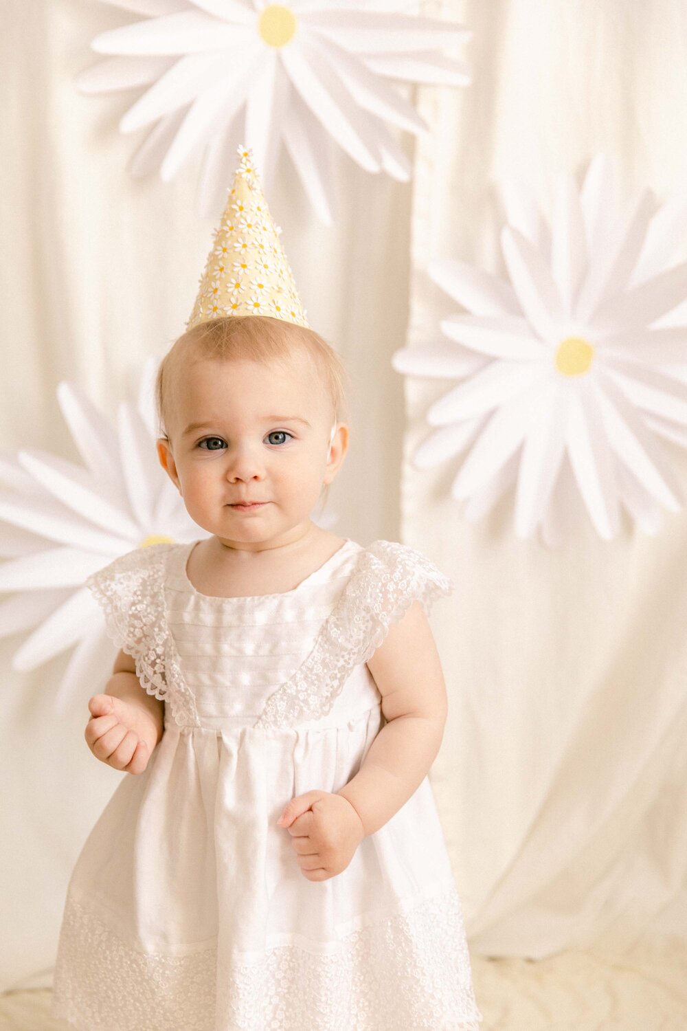 Baby's first birthday daisy themed party inspiration Calgary Photographer Jennie Guenard Photography