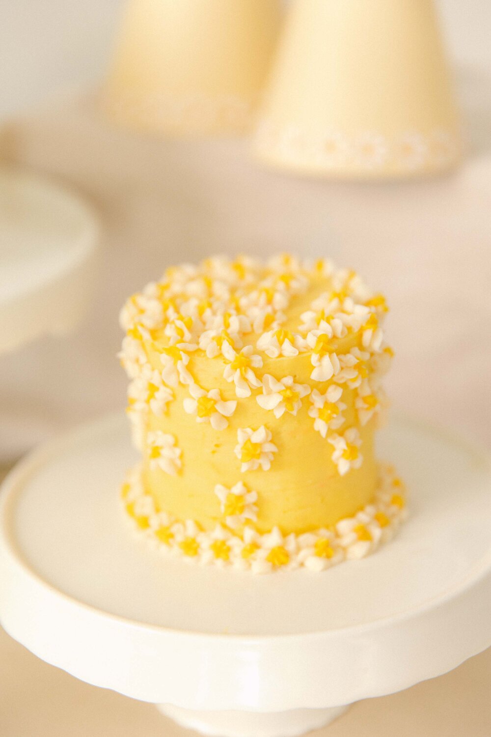 Baby's first birthday daisy themed party inspiration Calgary Photographer Jennie Guenard Photography