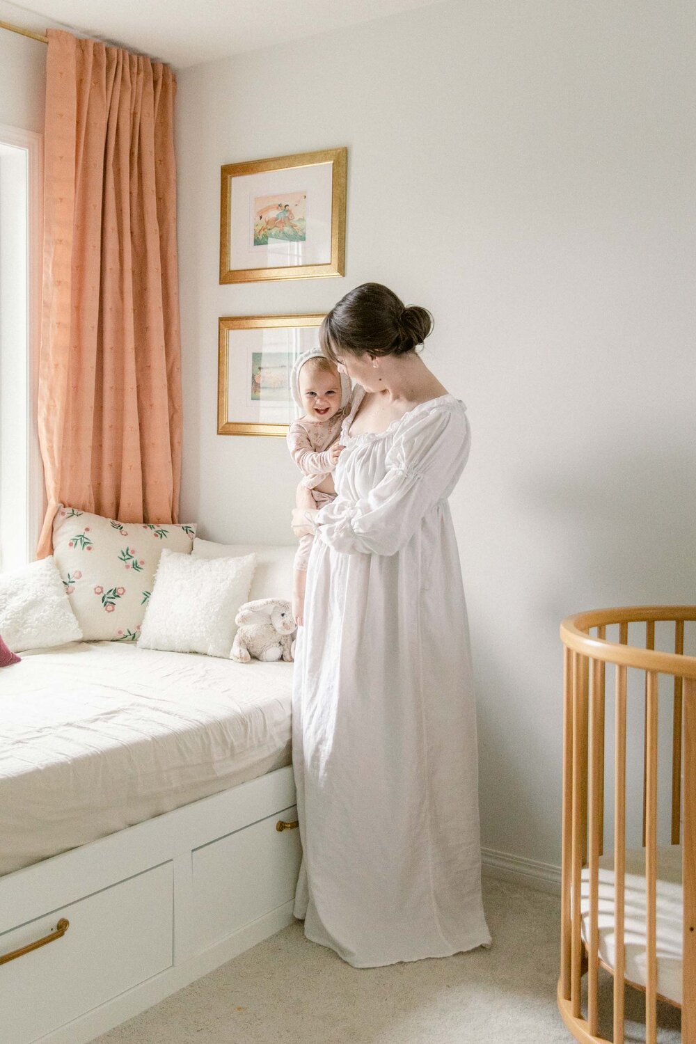 Bridgerton Inspired Upcycled Nightgown Motherhood Photographer Calgary Jennie Guenard Photography