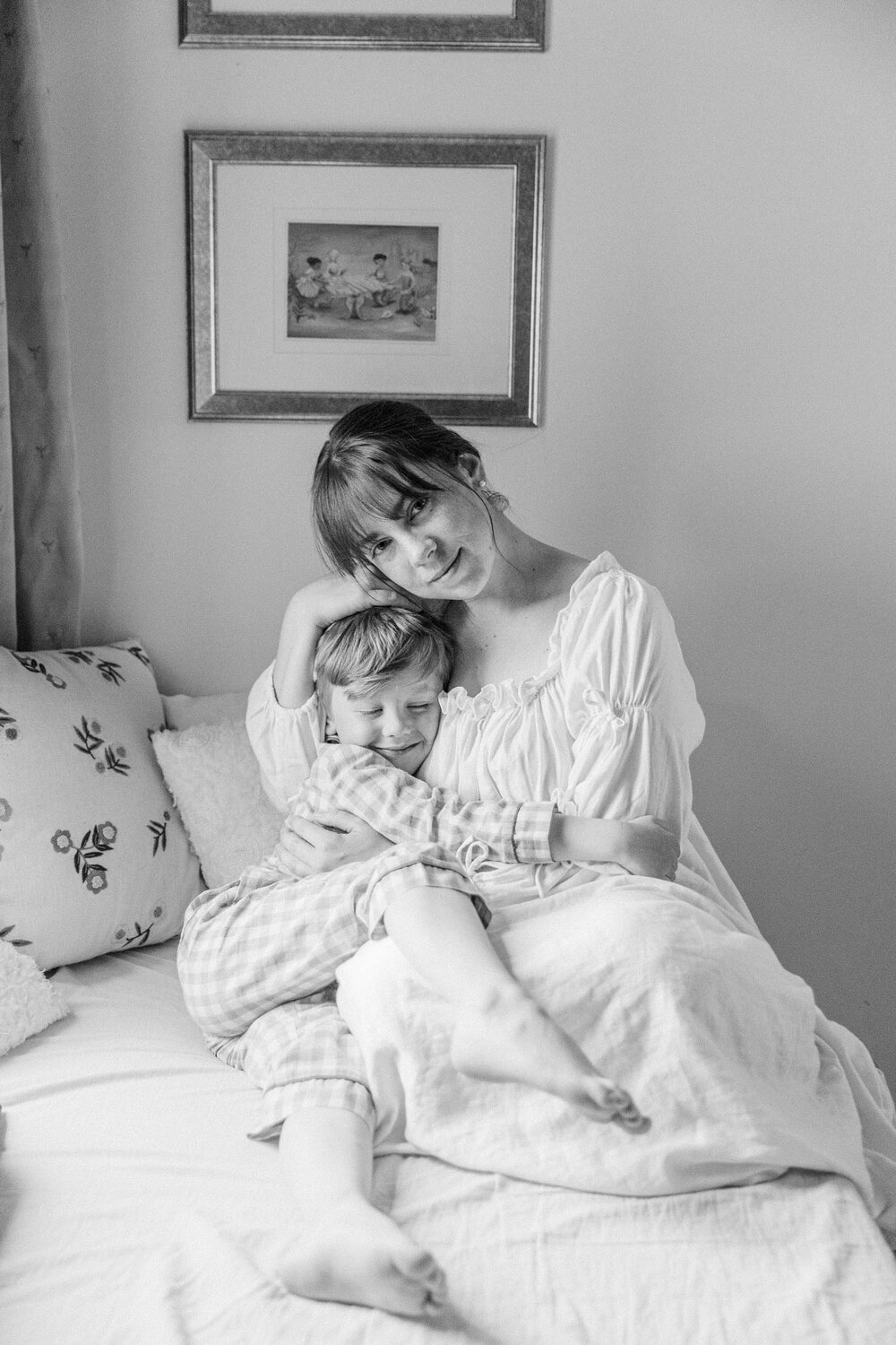 Bridgerton Inspired Upcycled Nightgown Motherhood Photographer Calgary Jennie Guenard Photography