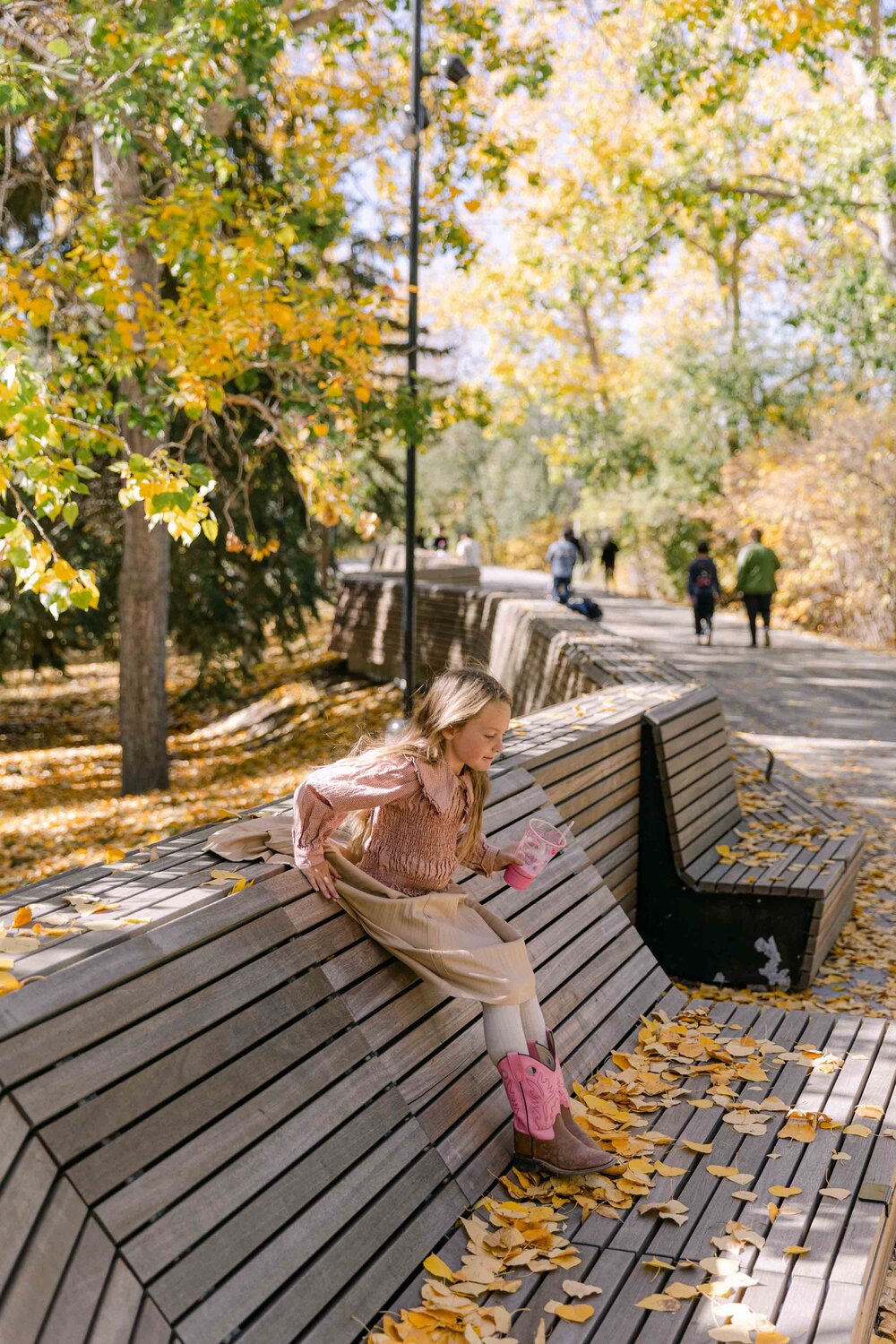 Downtown Calgary Fall Family Things to Do Prince's Island Park Black Sheep Pastry Jennie Guenard Photography