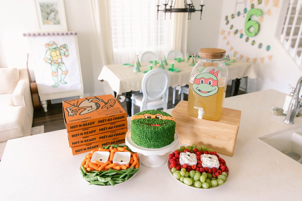 Teenage Mutant Ninja Turtle Birthday Party Ideas and Inspiration Calgary Jennie Guenard Photography