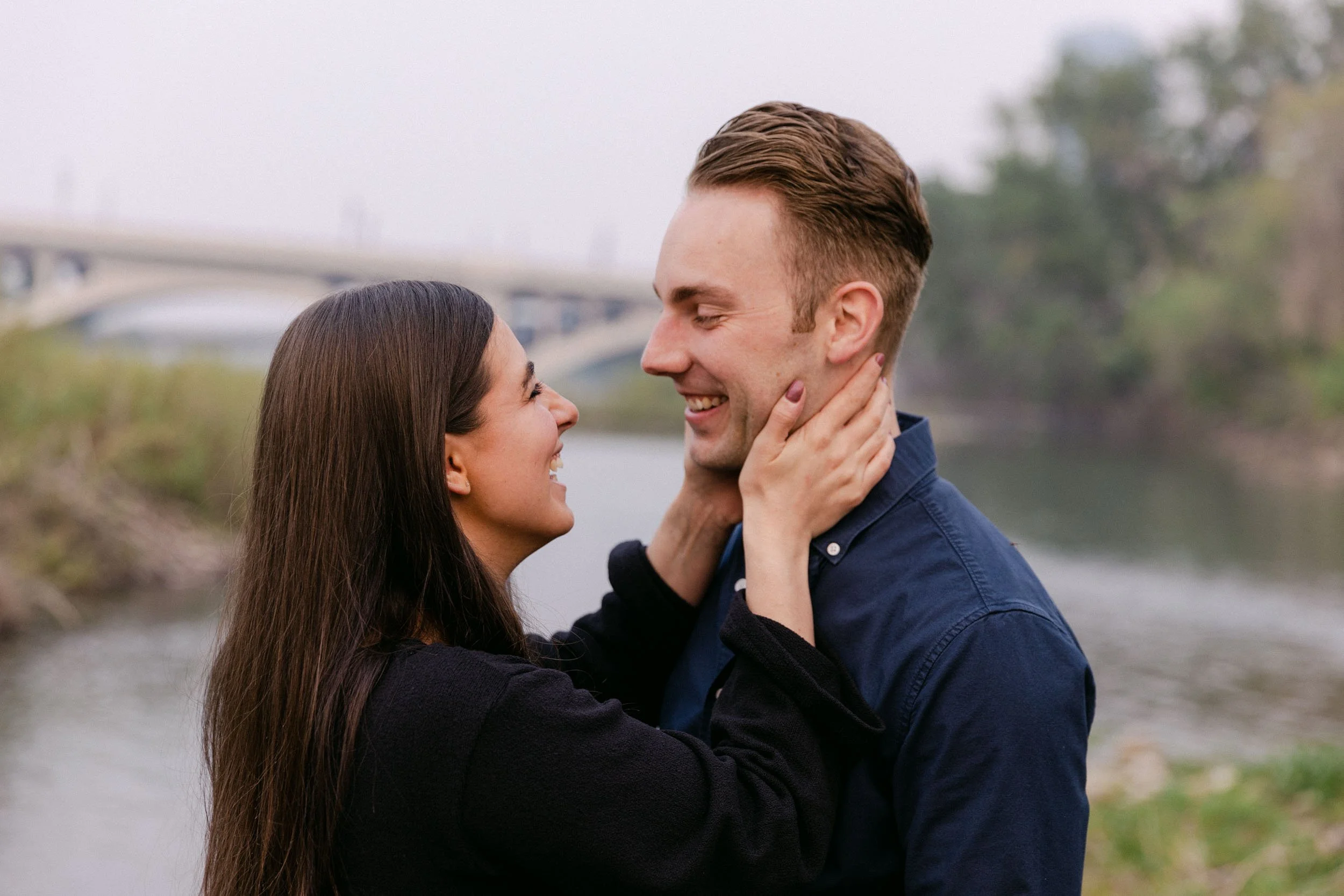 Centre Street Bridge Engagement Photos
