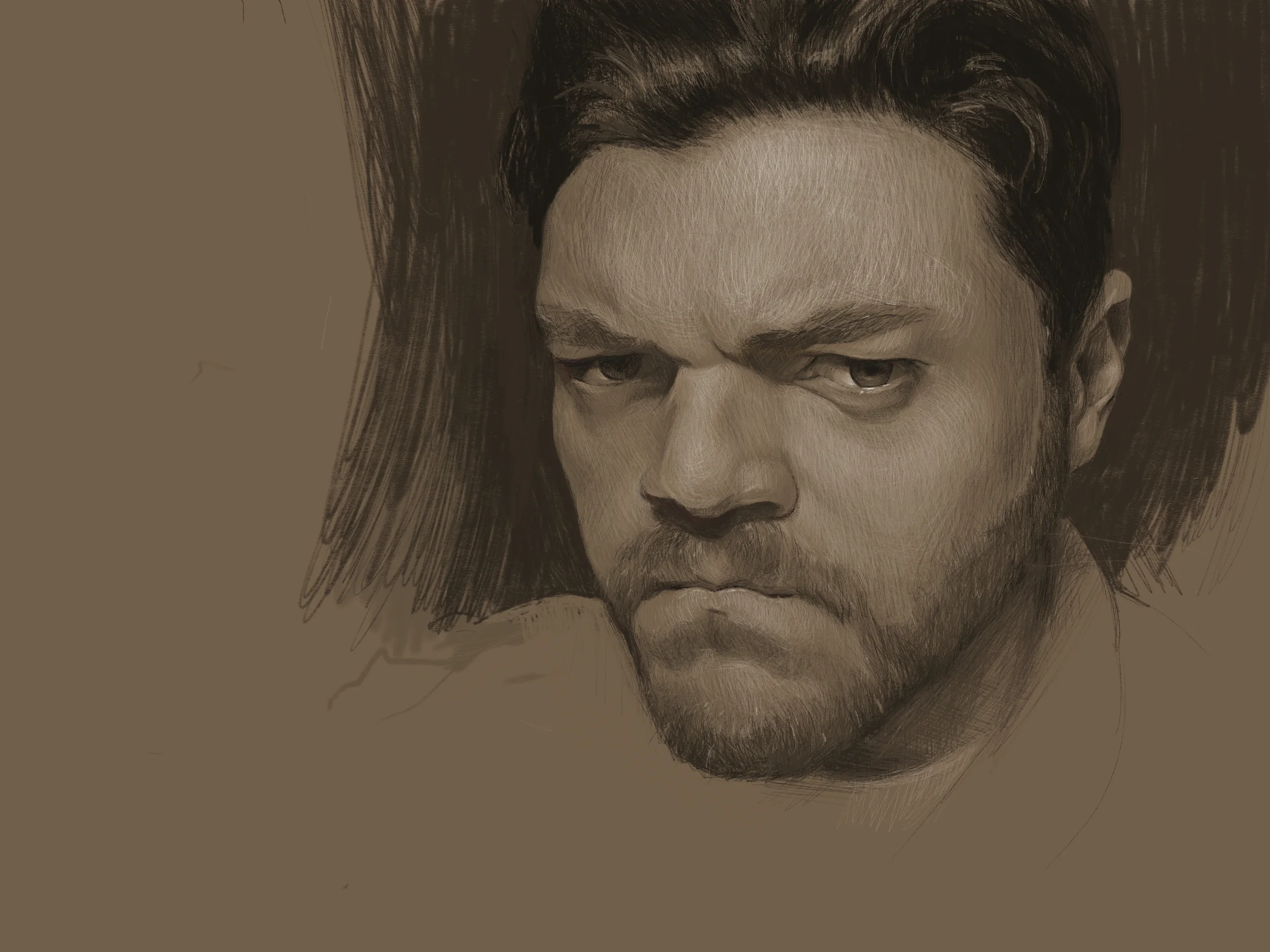 Pout (Self-Portrait)