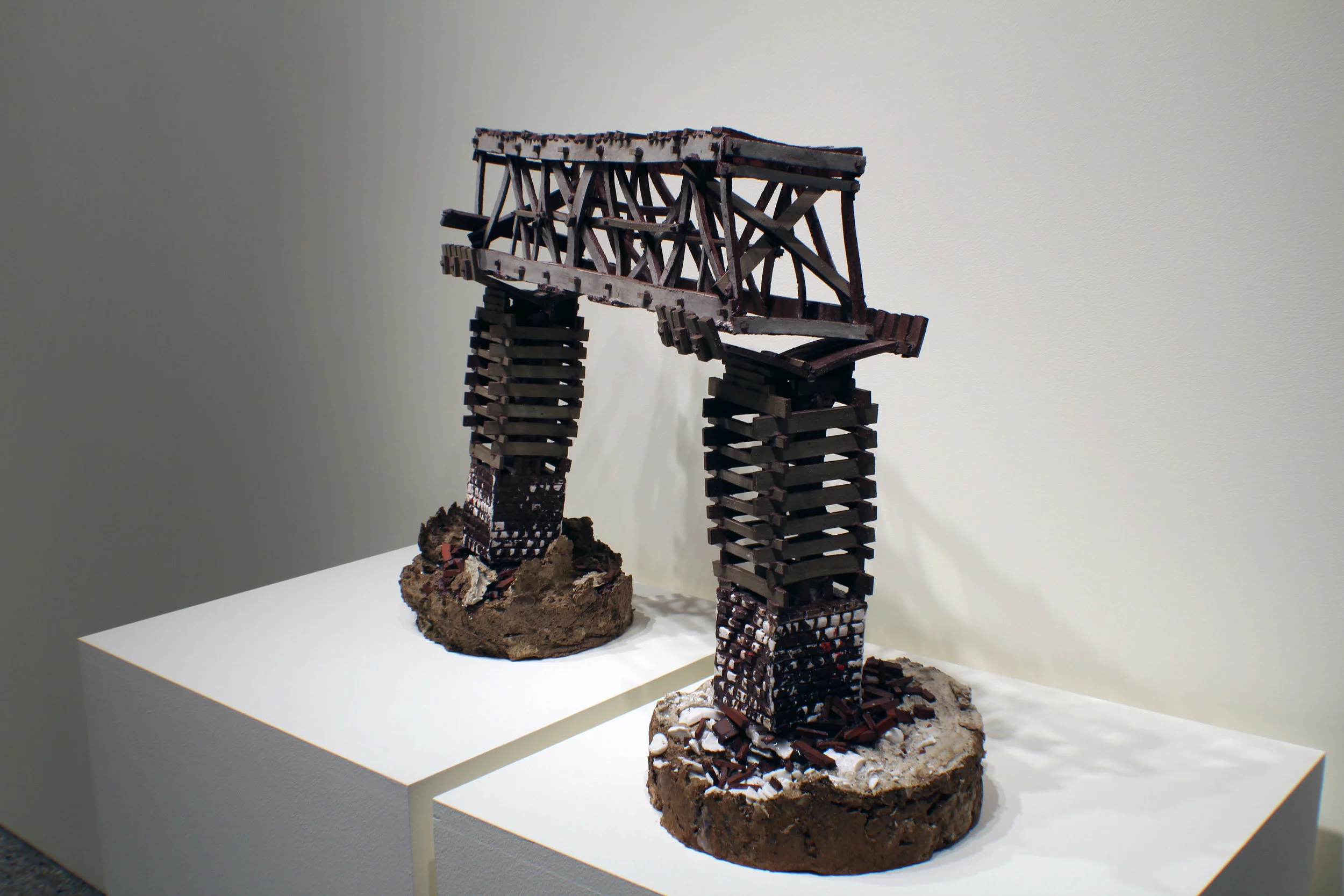 Where the River Runs, 2017, Over-fired Terracotta and Slip