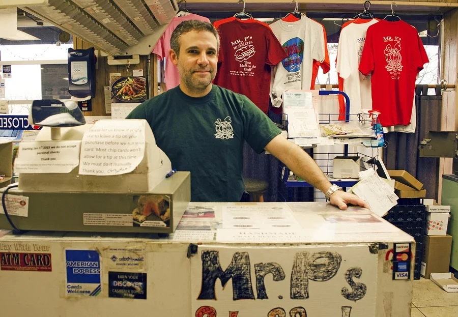 The original Mr. P, Charles Pilleteri, pioneered the deli decades ago. Pictured above, Pilleteri’s son, Chris, helps his father run the business today.
