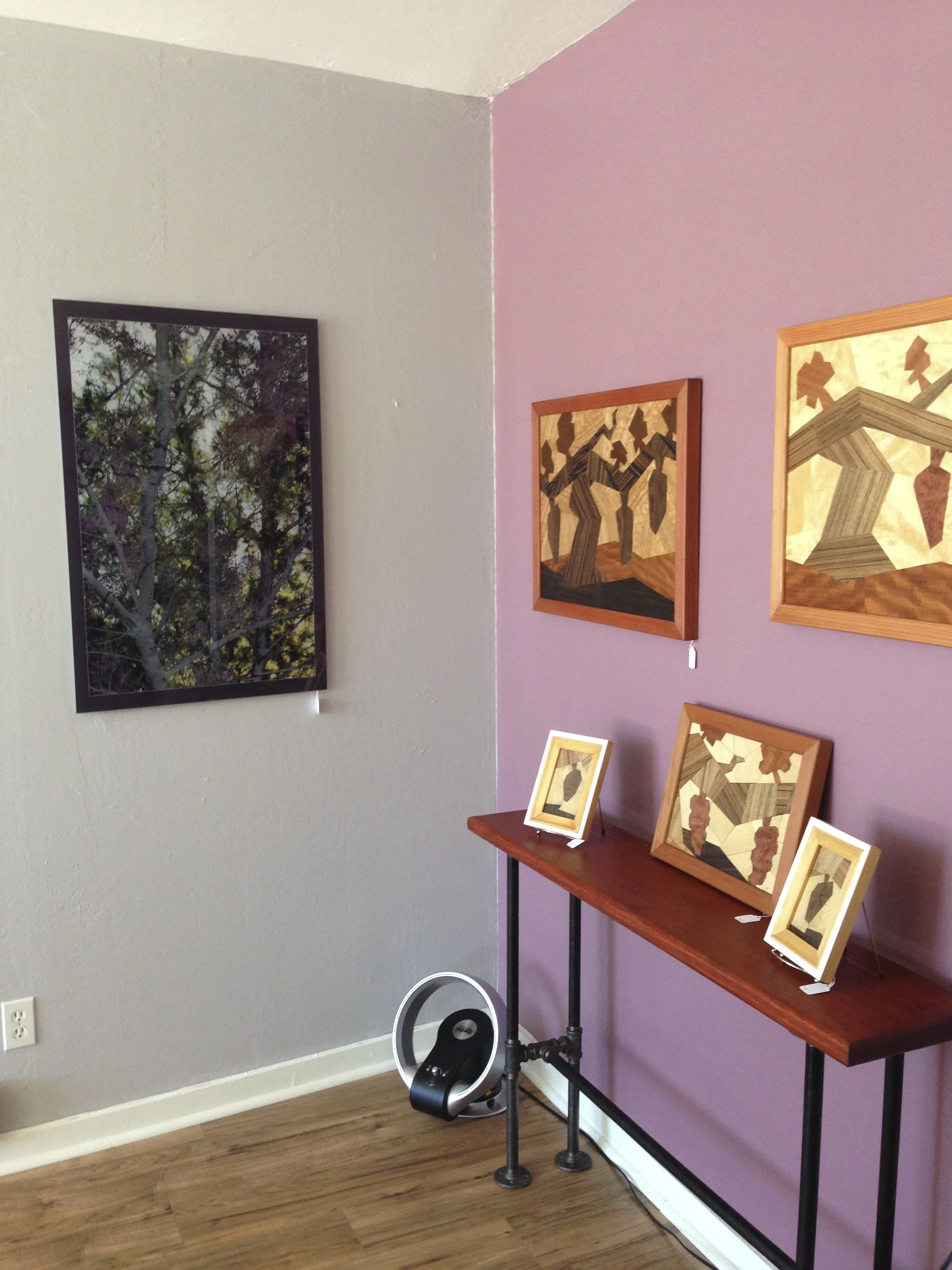 Grapevine Series - Wood Mosaics by Karen Cooprider