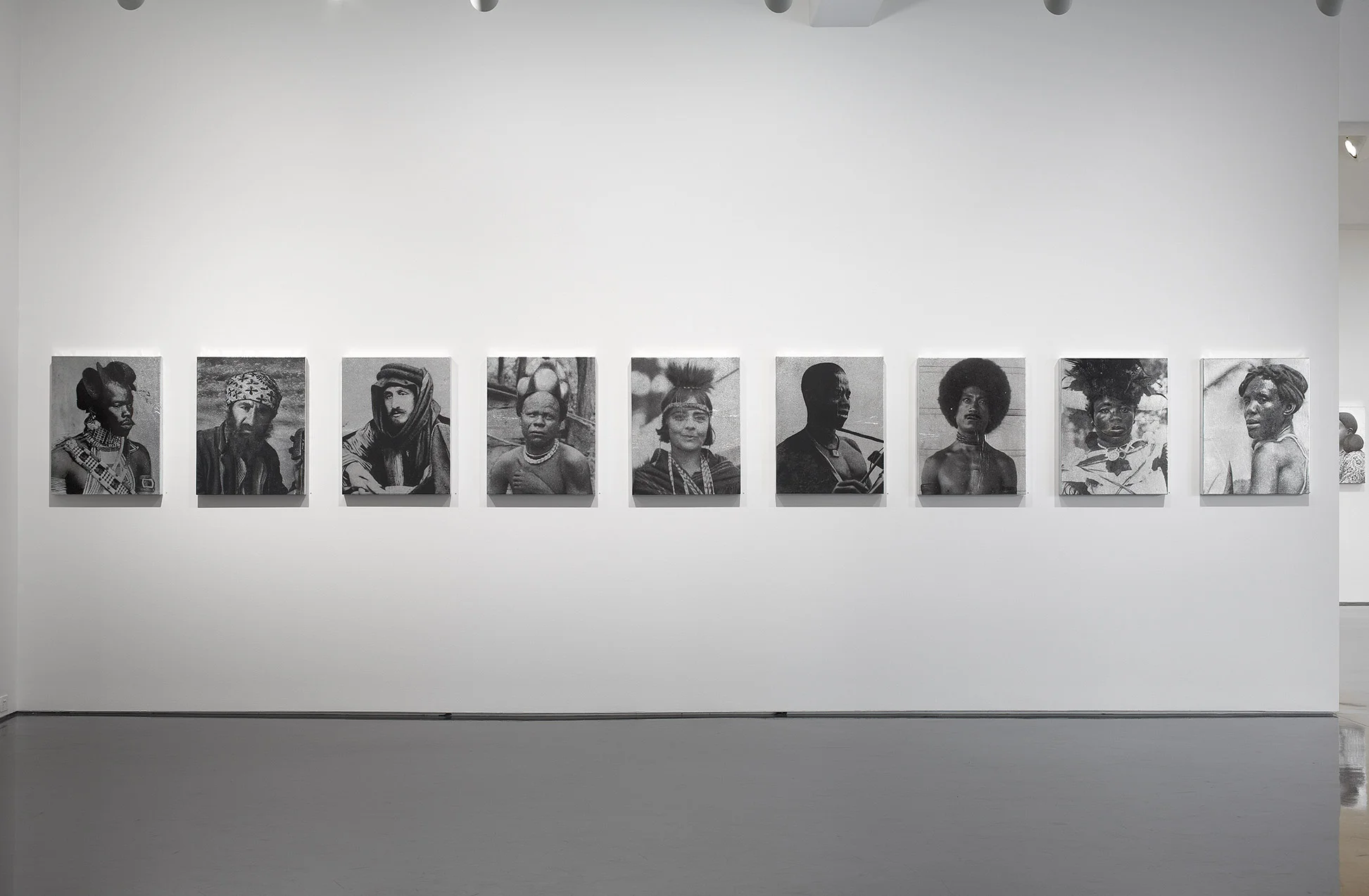 Installation view 52 Portraits & Vox: Beyond Tasmania Tolarno Galleries, Melbourne 15 June–20 July 2013