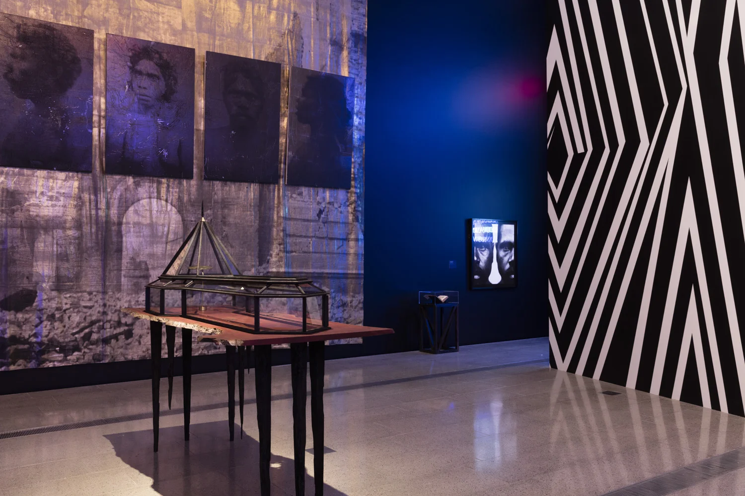 Installation view The Right to Offend is Sacred National Gallery of Victoria, Melbourne March 3 – June 4, 2017 Photo: Dianna Snape