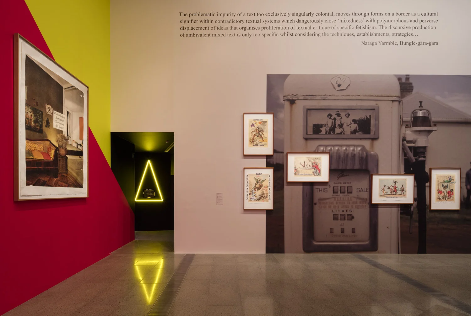 Installation view The Right to Offend is Sacred National Gallery of Victoria, Melbourne March 3 – June 4, 2017 Photo: Dianna Snape