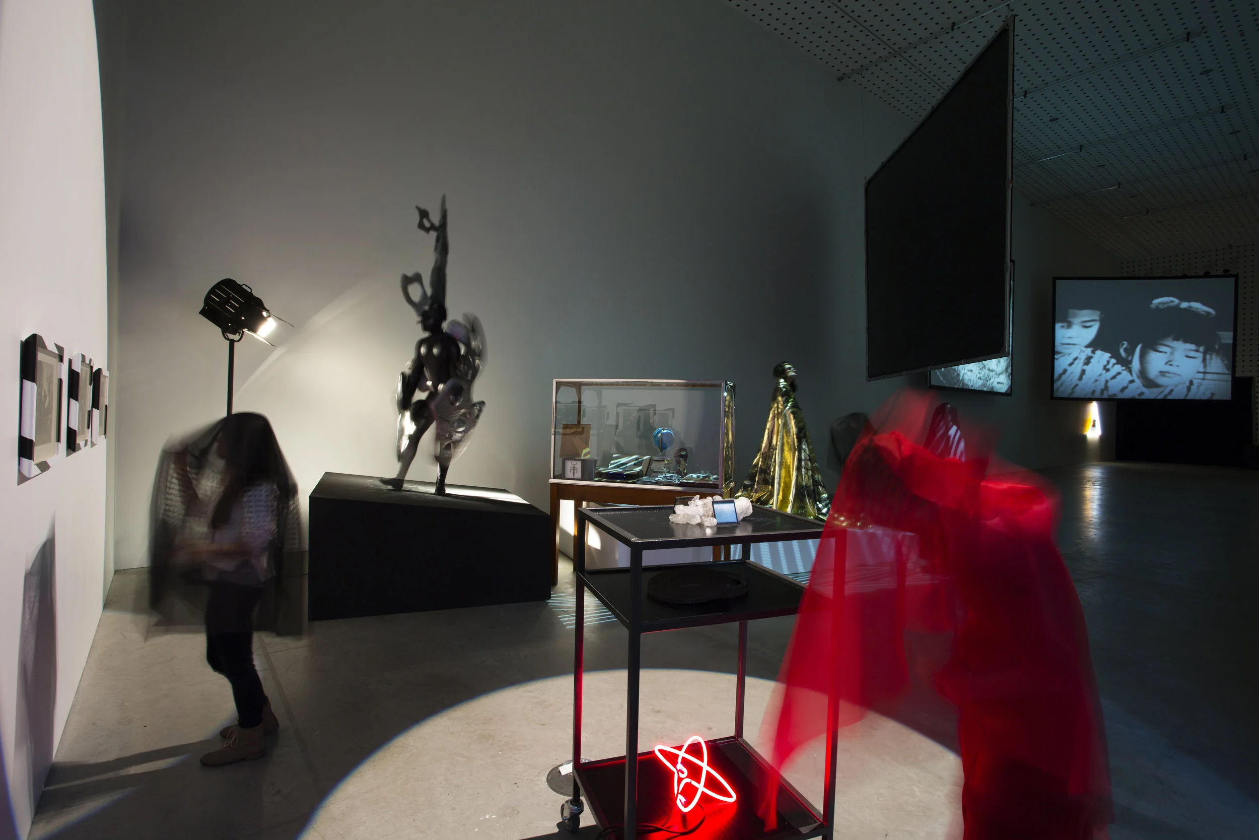Installation view during performance De Anima RMIT Design Hub, Melbourne 2014-2015 Photos: Tobias Titz