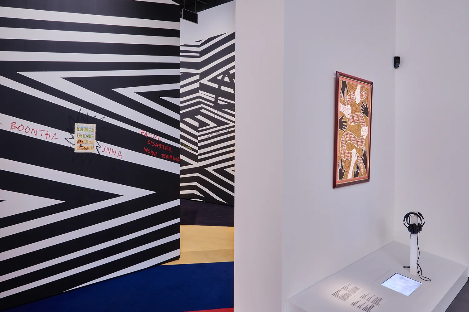 Installation view Room A; Fusilage; Habitat Musée d’ethnographie de Genève 17 May 2017 - 7 January 2018