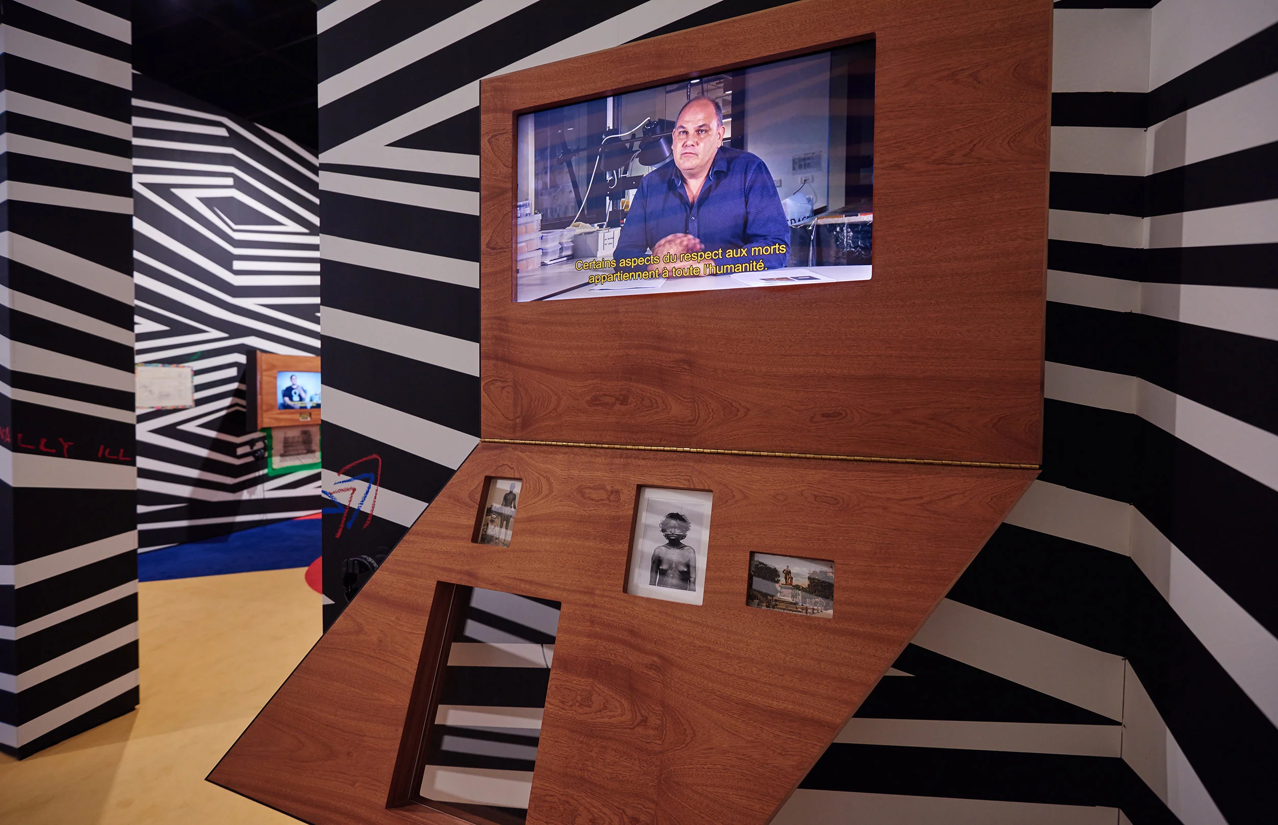 Installation view Room A; Fusilage; Habitat Musée d’ethnographie de Genève 17 May 2017 - 7 January 2018