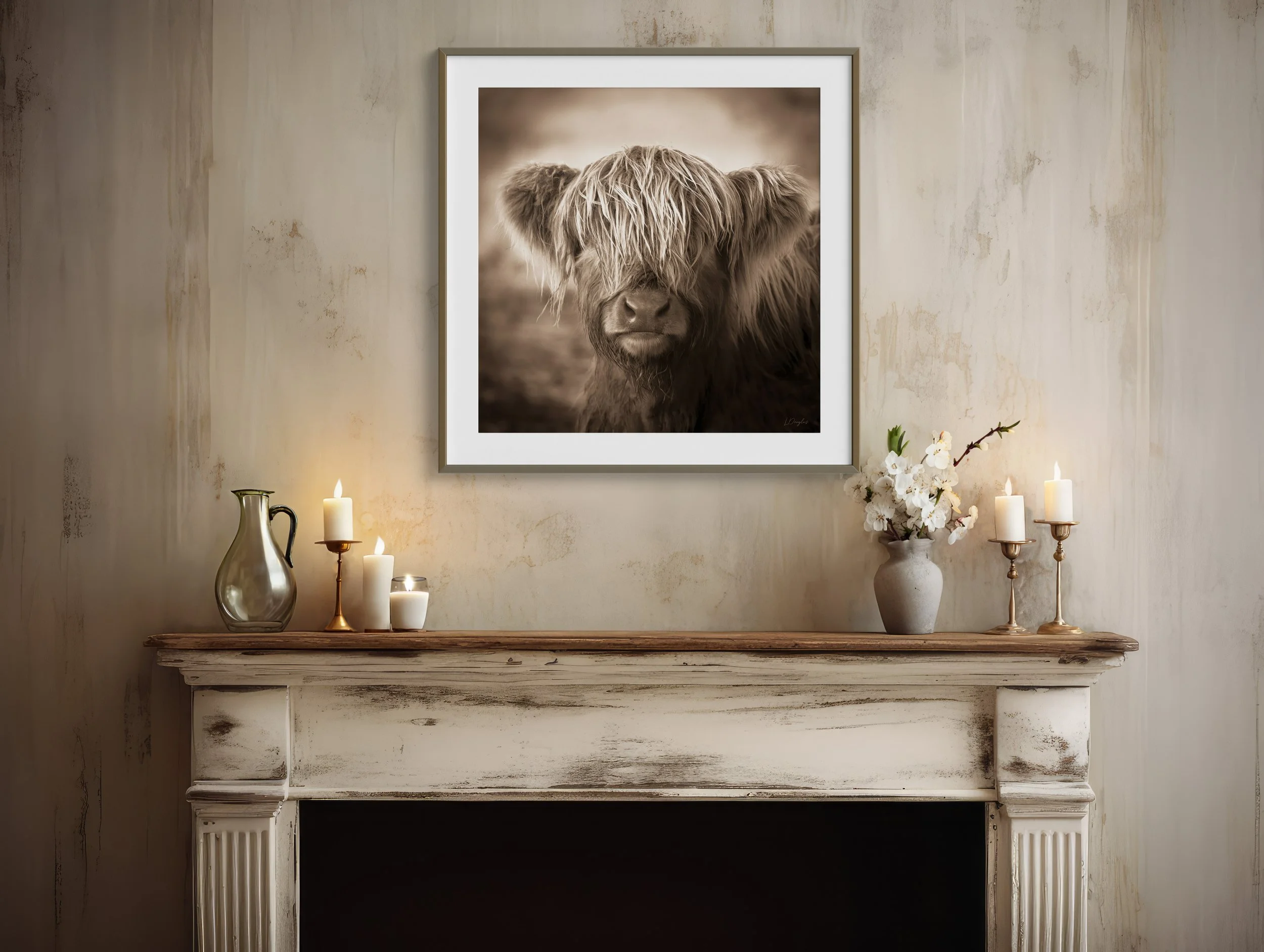 153Boho Light bed Sq4The Little Calf Highland Cow_.jpg