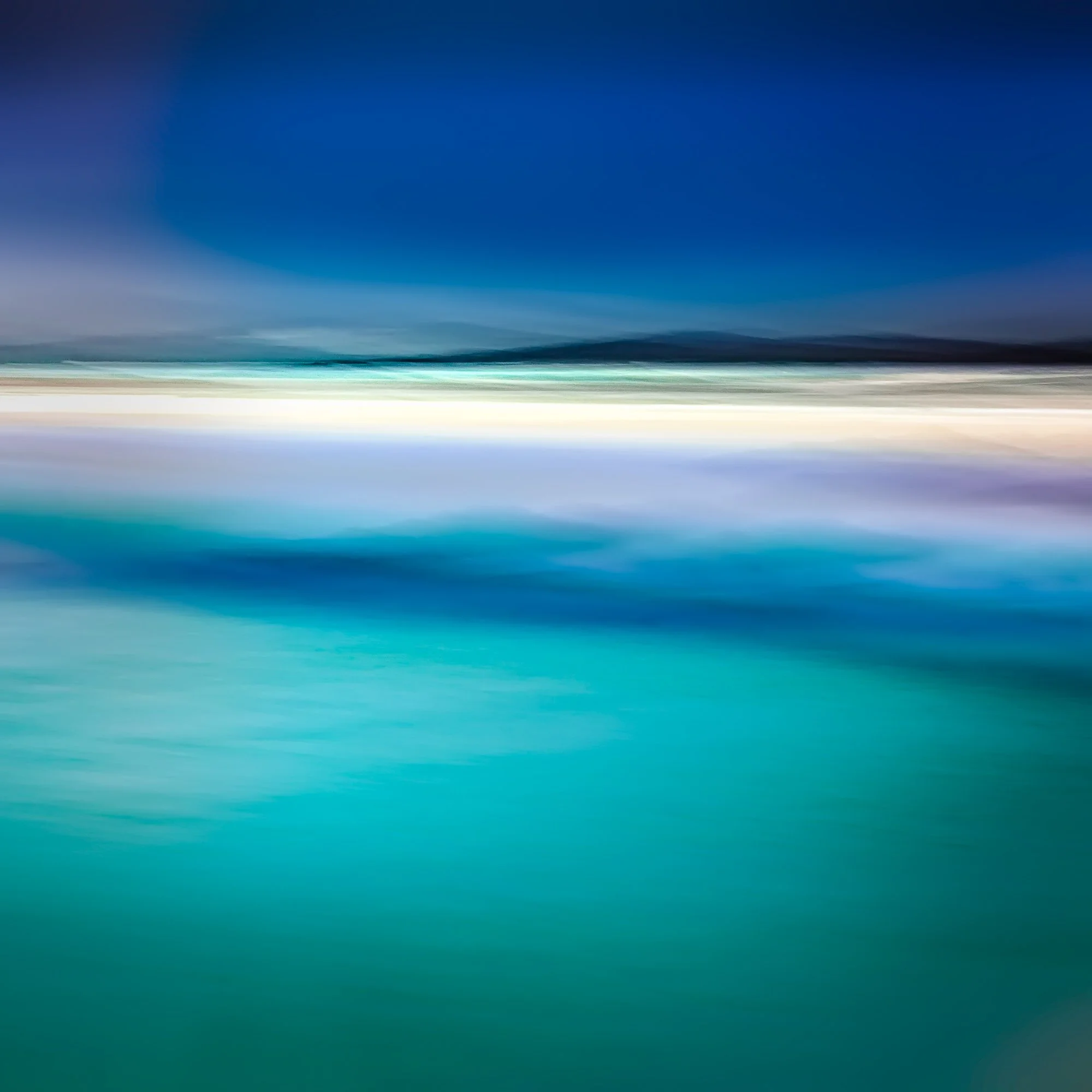 Teal Tides - Atmospheric Coastal Abstracts
