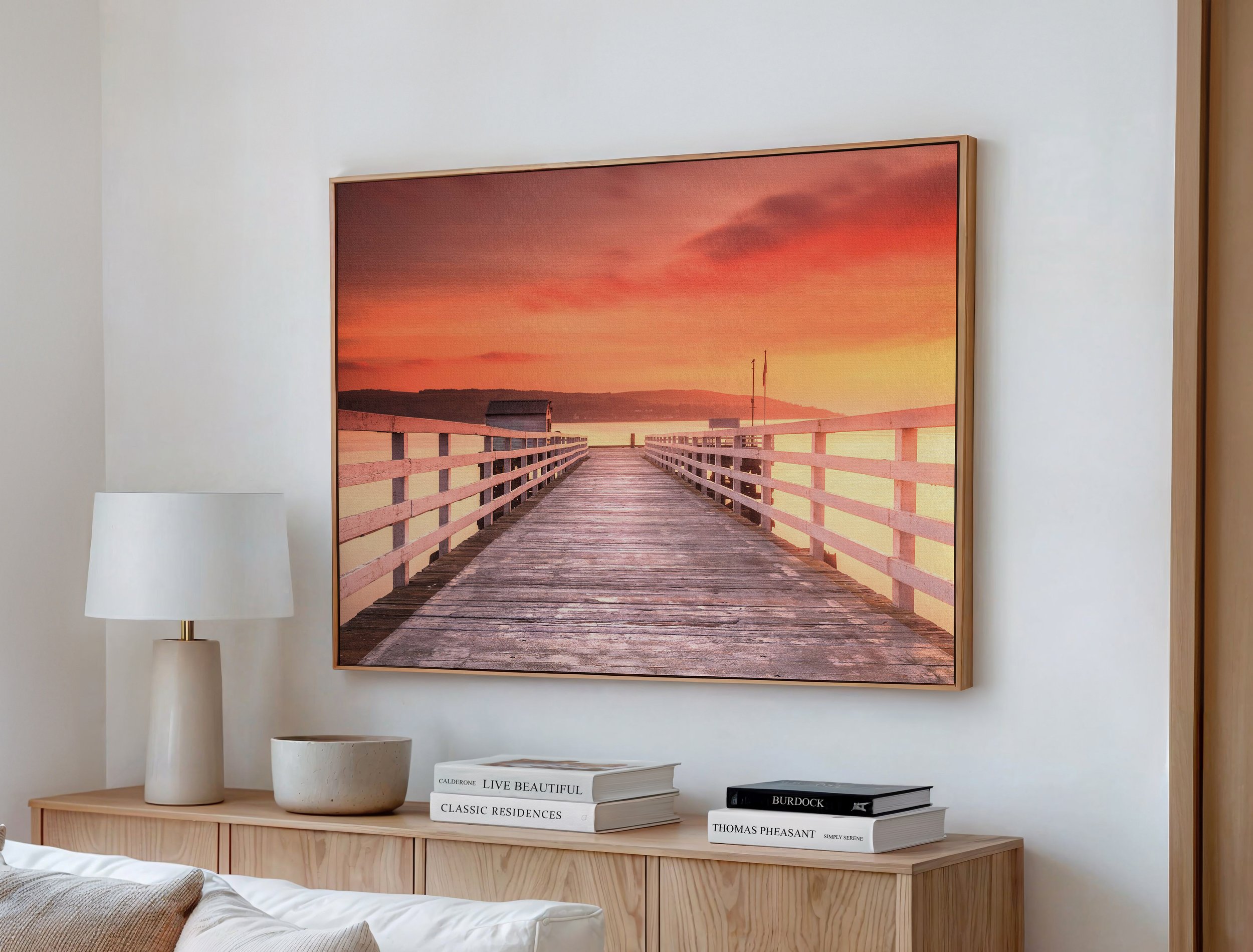 1005 CANVAS MOCKUP closeDawn at Blairmore Pier.jpg
