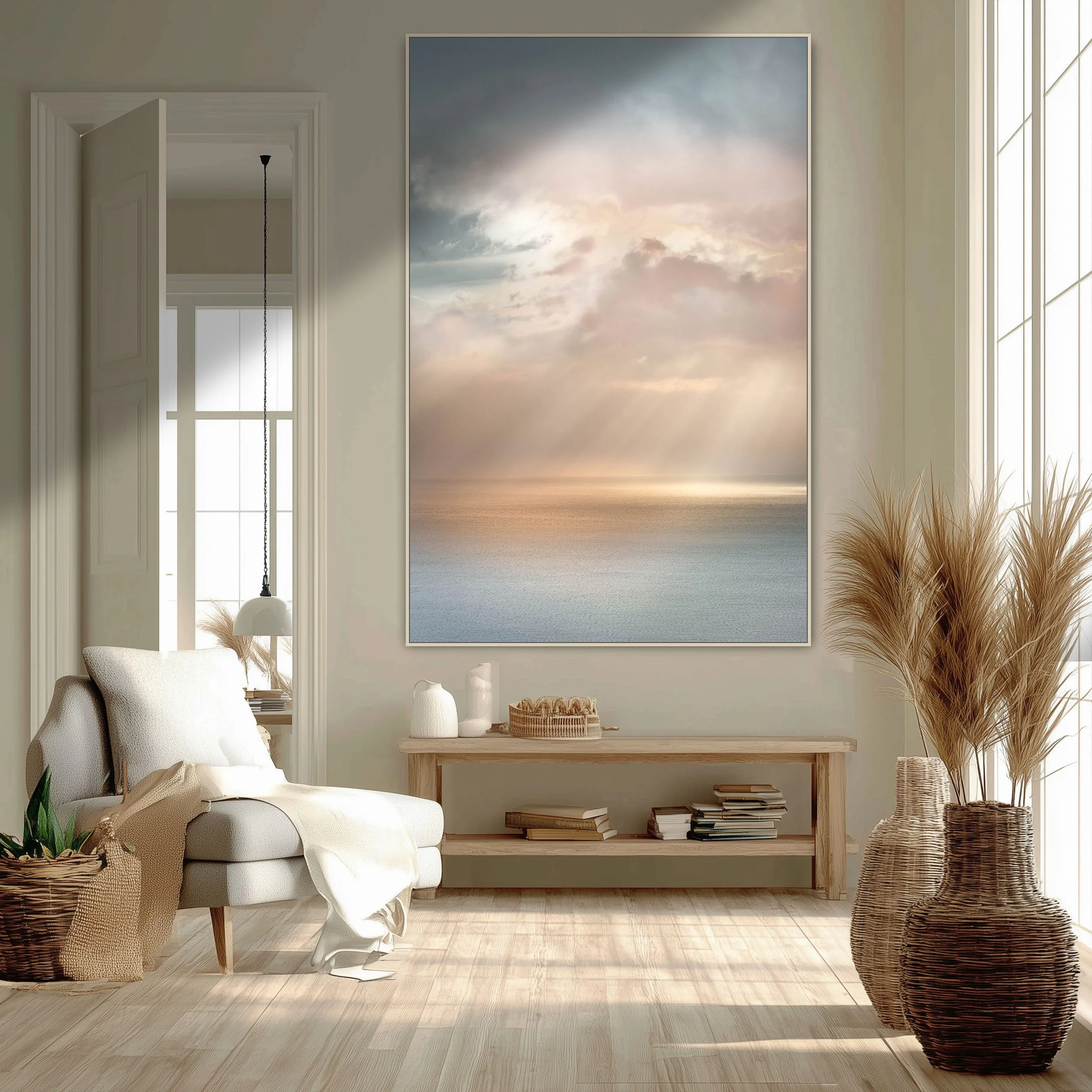 A Silent Blessing above sofa wall art.jpg