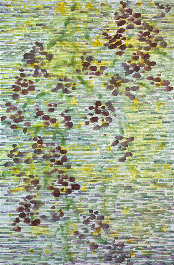 mamba country, 2015 / pigment and graphite monoprint on paper / 100cm x 150cm