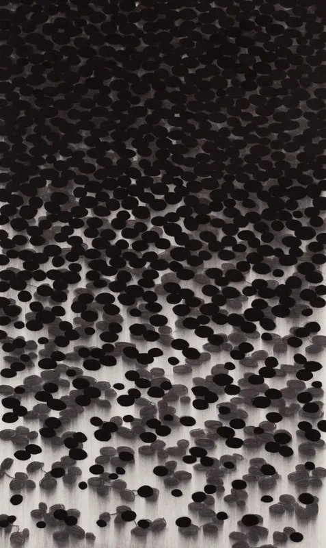 notes for navigation - in shallow water, 2015 / charcoal drawing on paper / 89cm x 144cm